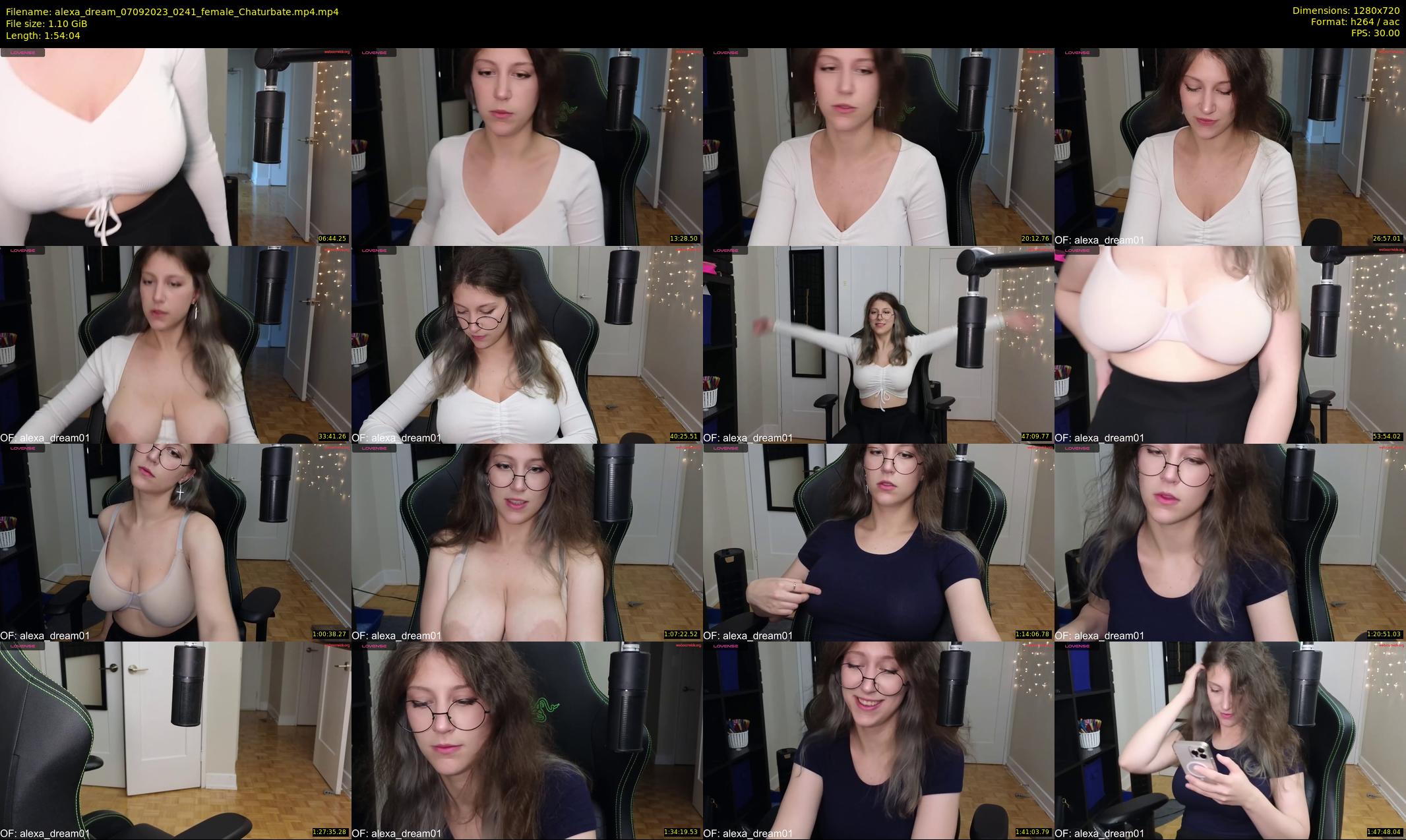 alexa_dream — 115 minute Chaturbate female cam show recording, 720p, Sep 7, 2023
