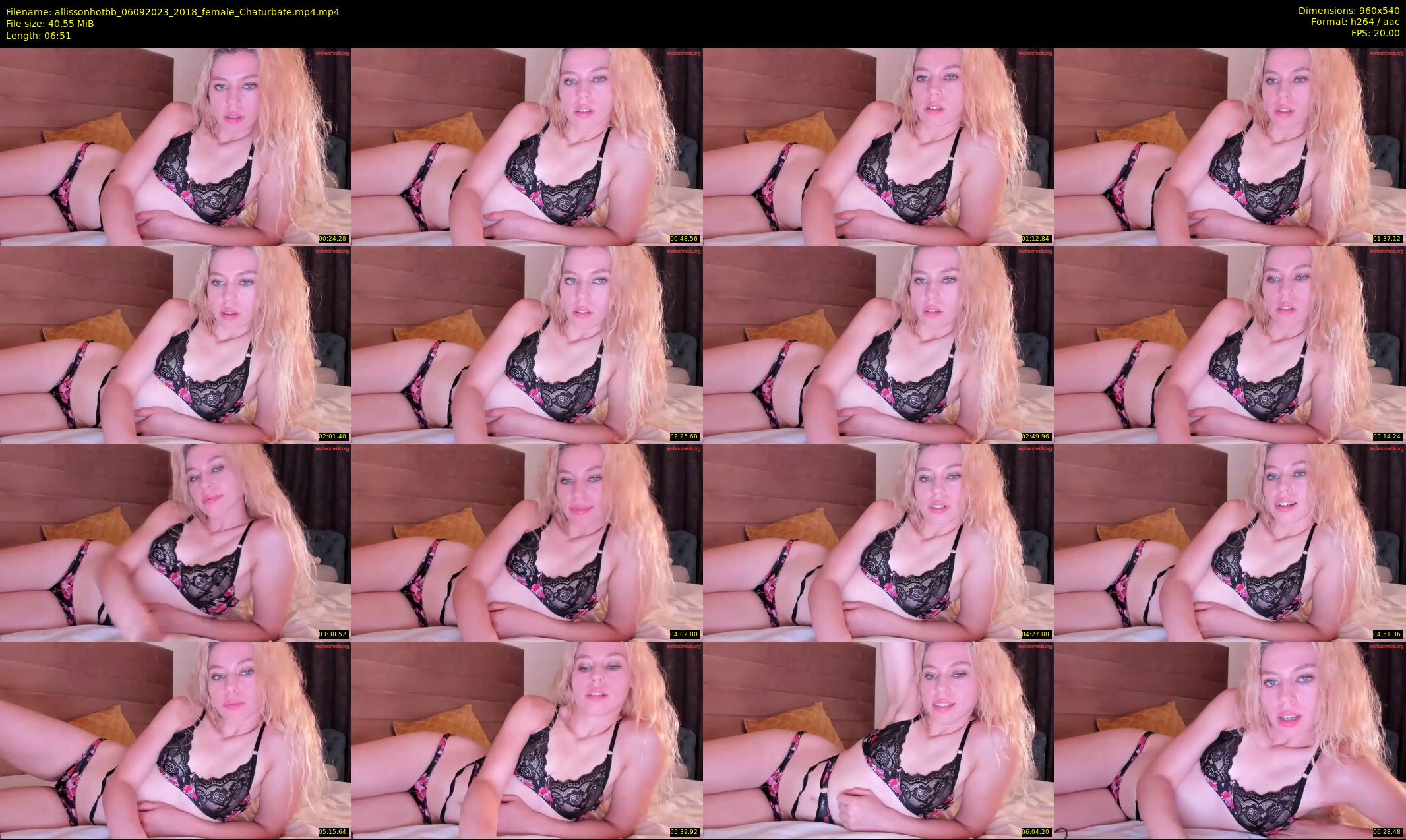 allissonhotbb — 7 minute Chaturbate female cam show recording, 480p, Sep 6, 2023