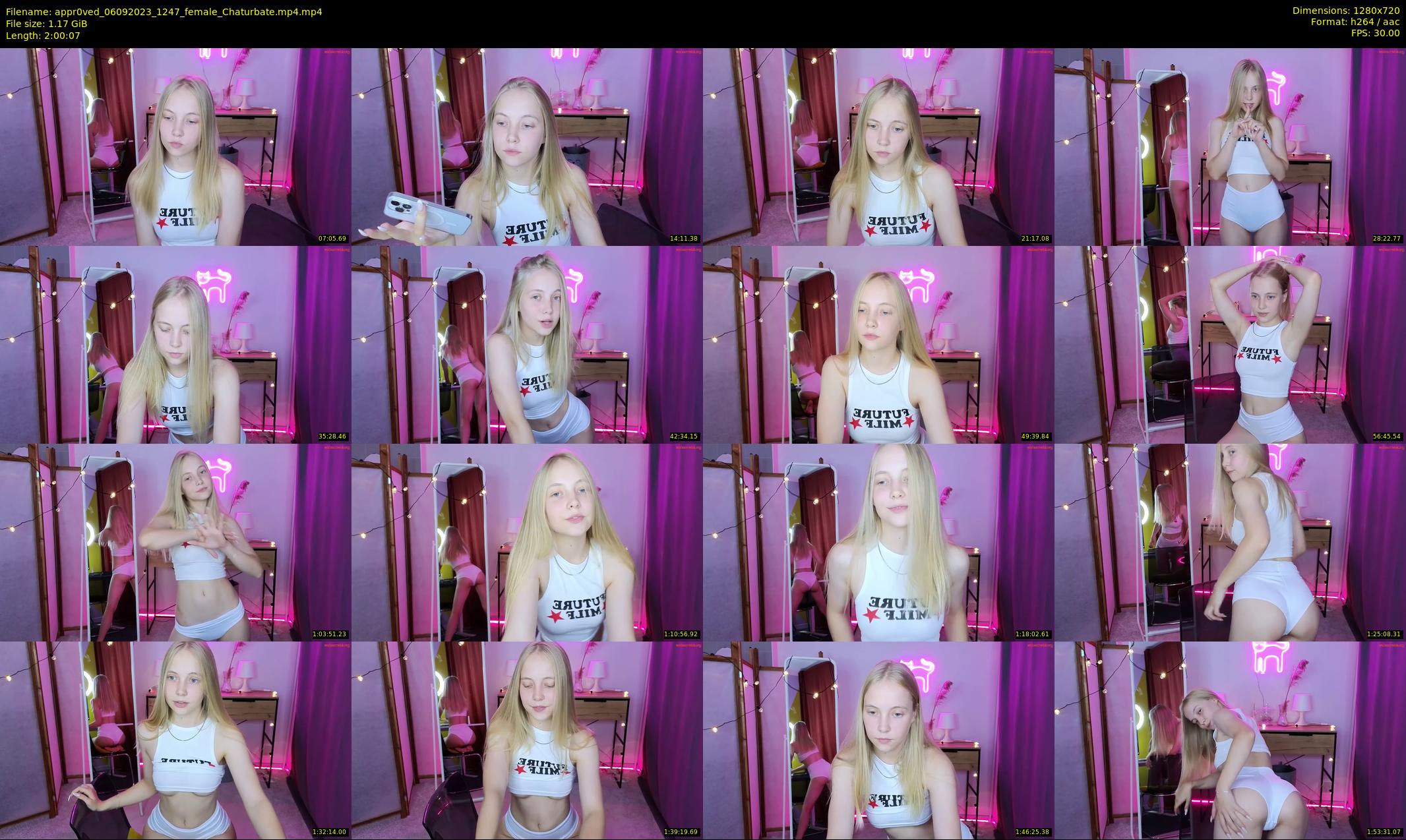 appr0ved — 121 minute Chaturbate female cam show recording, 720p, Sep 6, 2023