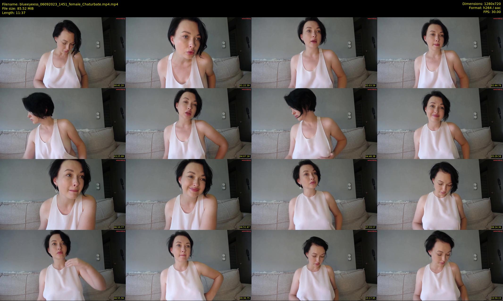 blueeyeess — 12 minute Chaturbate female cam show recording, 720p, Sep 6, 2023