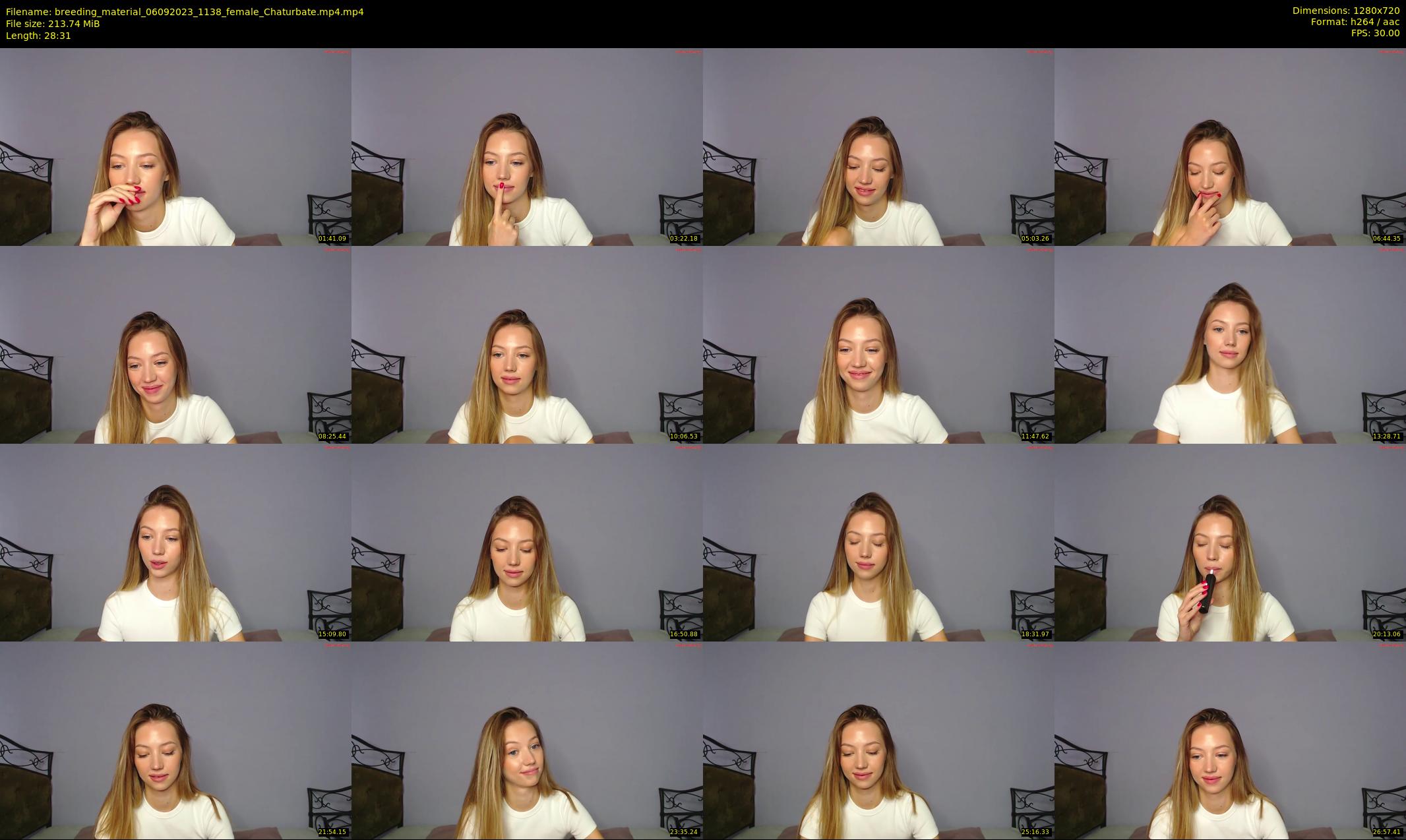 breeding_material — 29 minute Chaturbate female cam show recording, 720p, Sep 6, 2023
