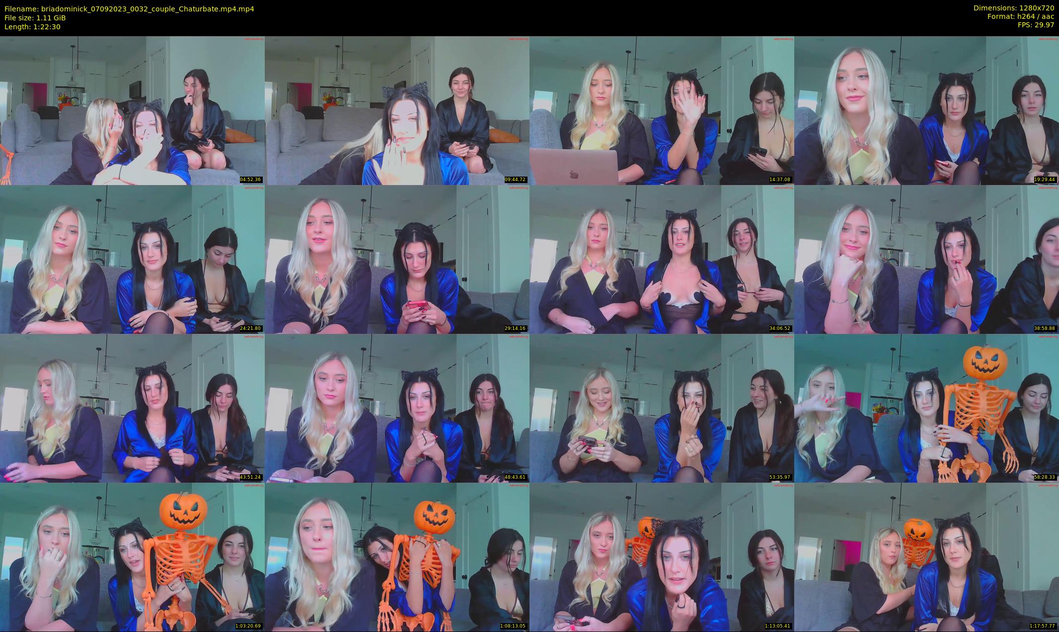 briadominick — 83 minute Chaturbate couple cam show recording, 720p, Sep 7, 2023