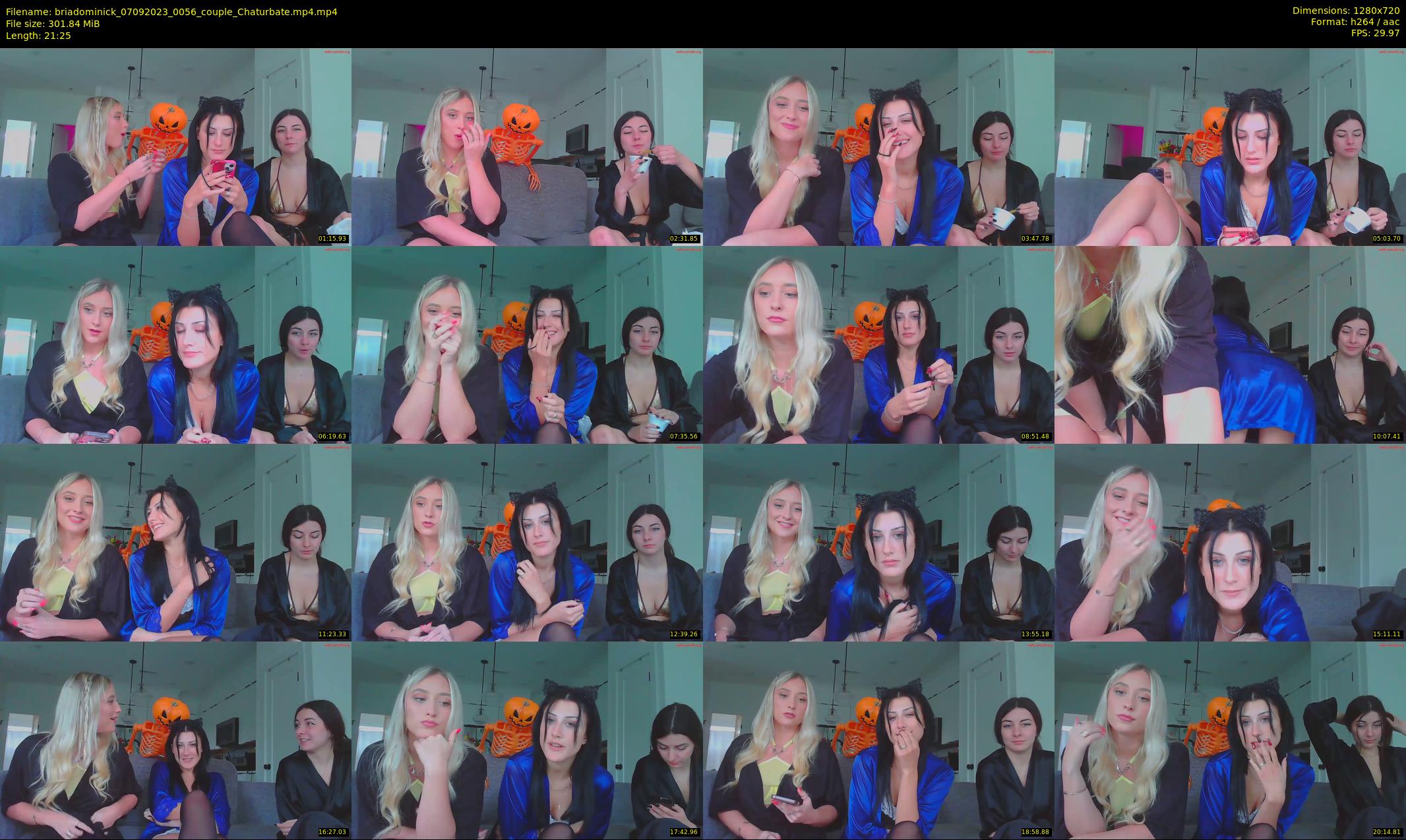 briadominick — 22 minute Chaturbate couple cam show recording, 720p, Sep 7, 2023