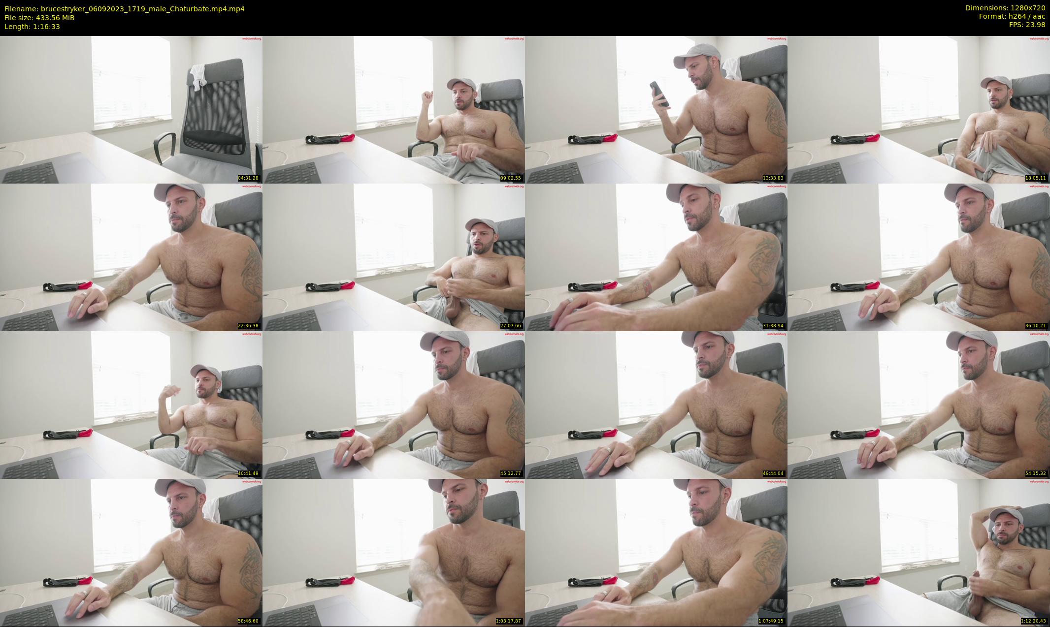 brucestryker — 77 minute Chaturbate male cam show recording, 720p, Sep 6, 2023