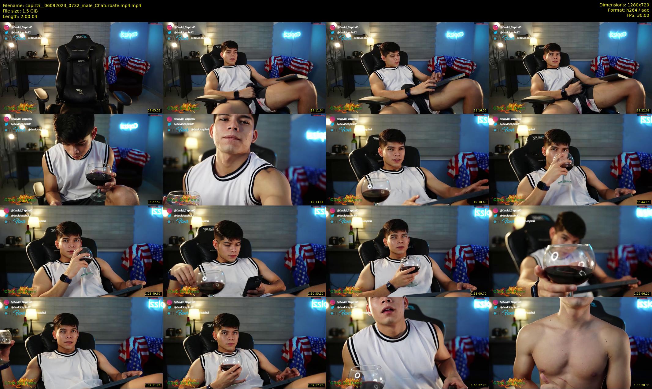 capizzi_ — 121 minute Chaturbate male cam show recording, 720p, Sep 6, 2023