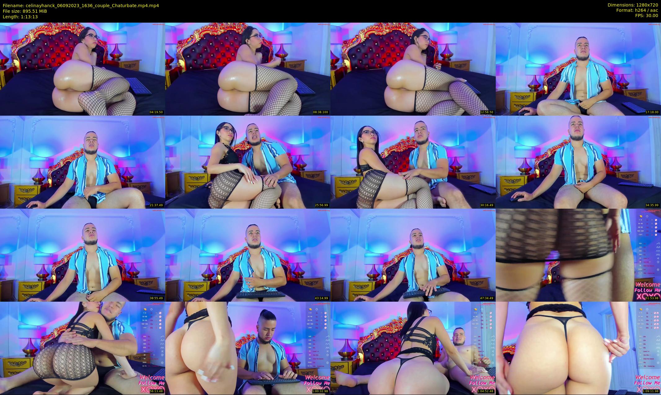 celinayhanck — 74 minute Chaturbate couple cam show recording, 720p, Sep 6, 2023