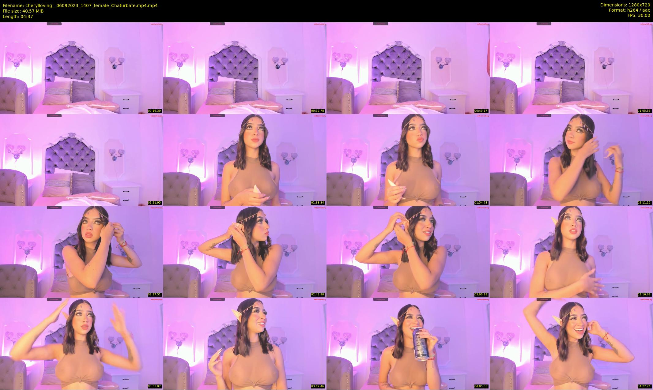 cherylloving_ — 5 minute Chaturbate female cam show recording, 720p, Sep 6, 2023