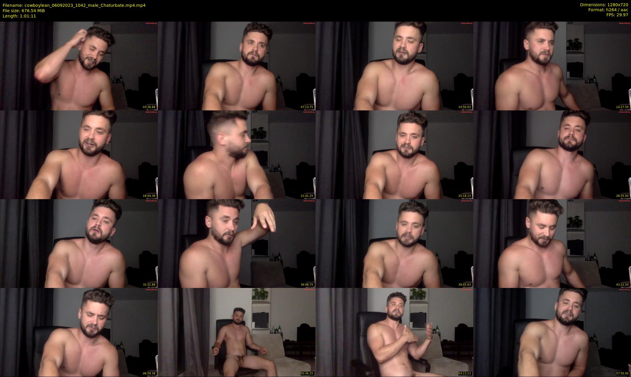 cowboylean — 62 minute Chaturbate male cam show recording, 720p, Sep 6, 2023