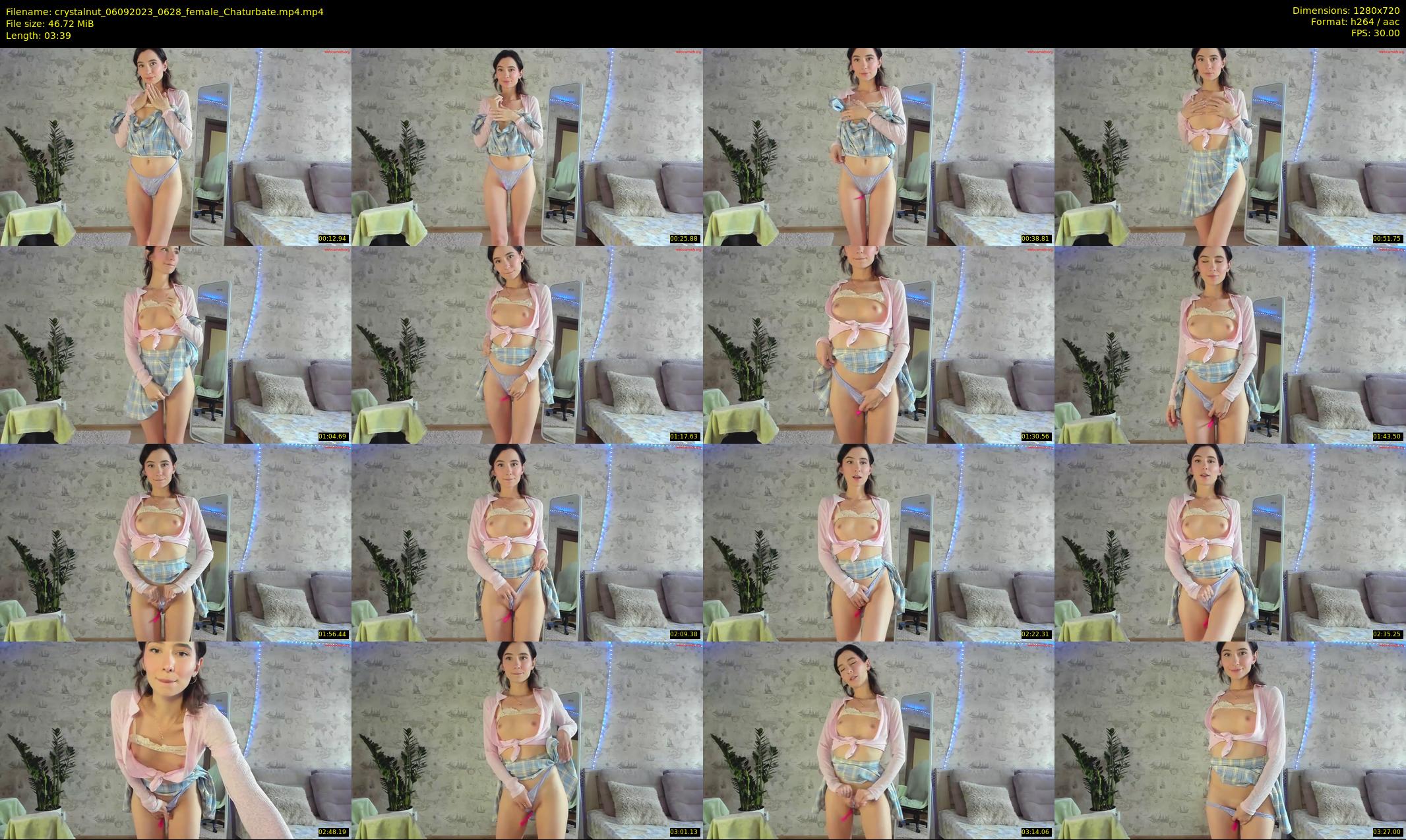 crystalnut — 4 minute Chaturbate female cam show recording, 720p, Sep 6, 2023