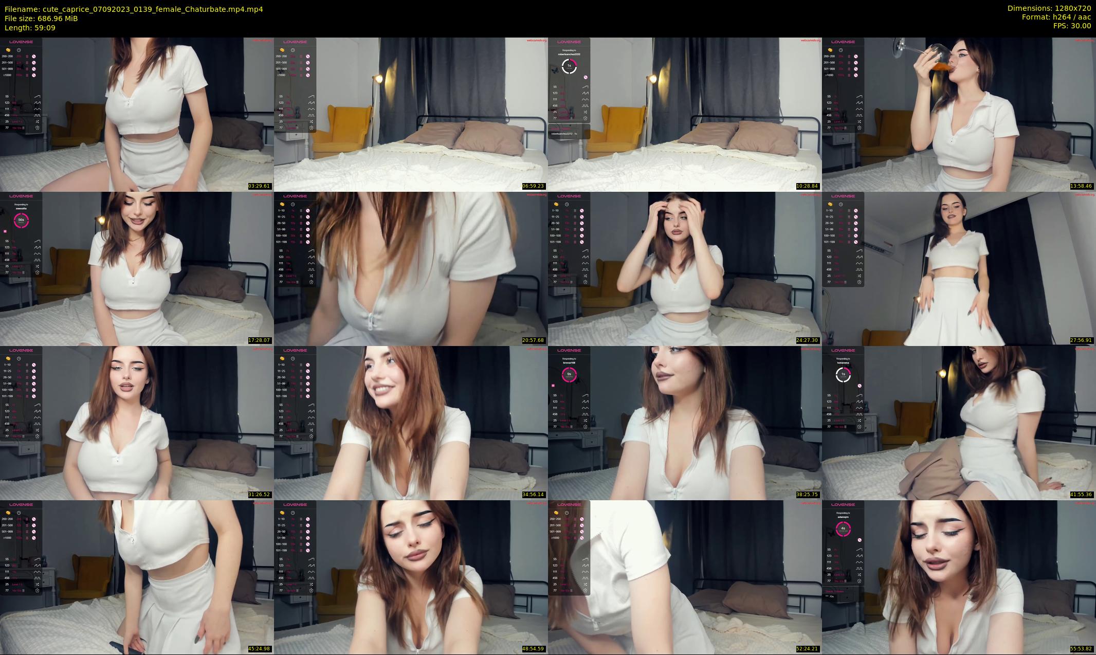 cute_caprice — 60 minute Chaturbate female cam show recording, 720p, Sep 7, 2023