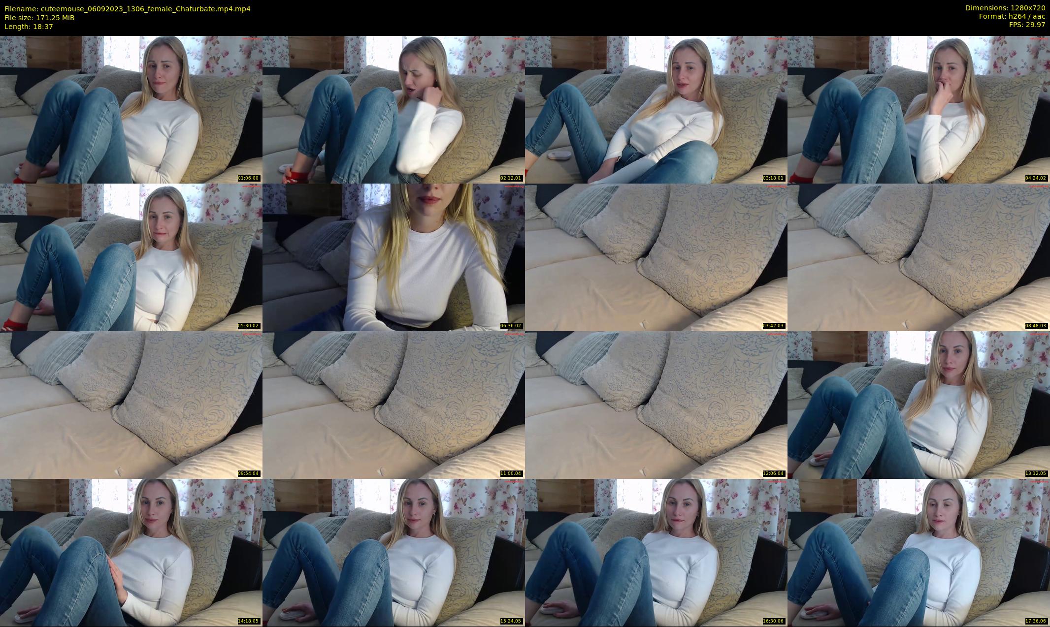 cuteemouse — 19 minute Chaturbate female cam show recording, 720p, Sep 6, 2023