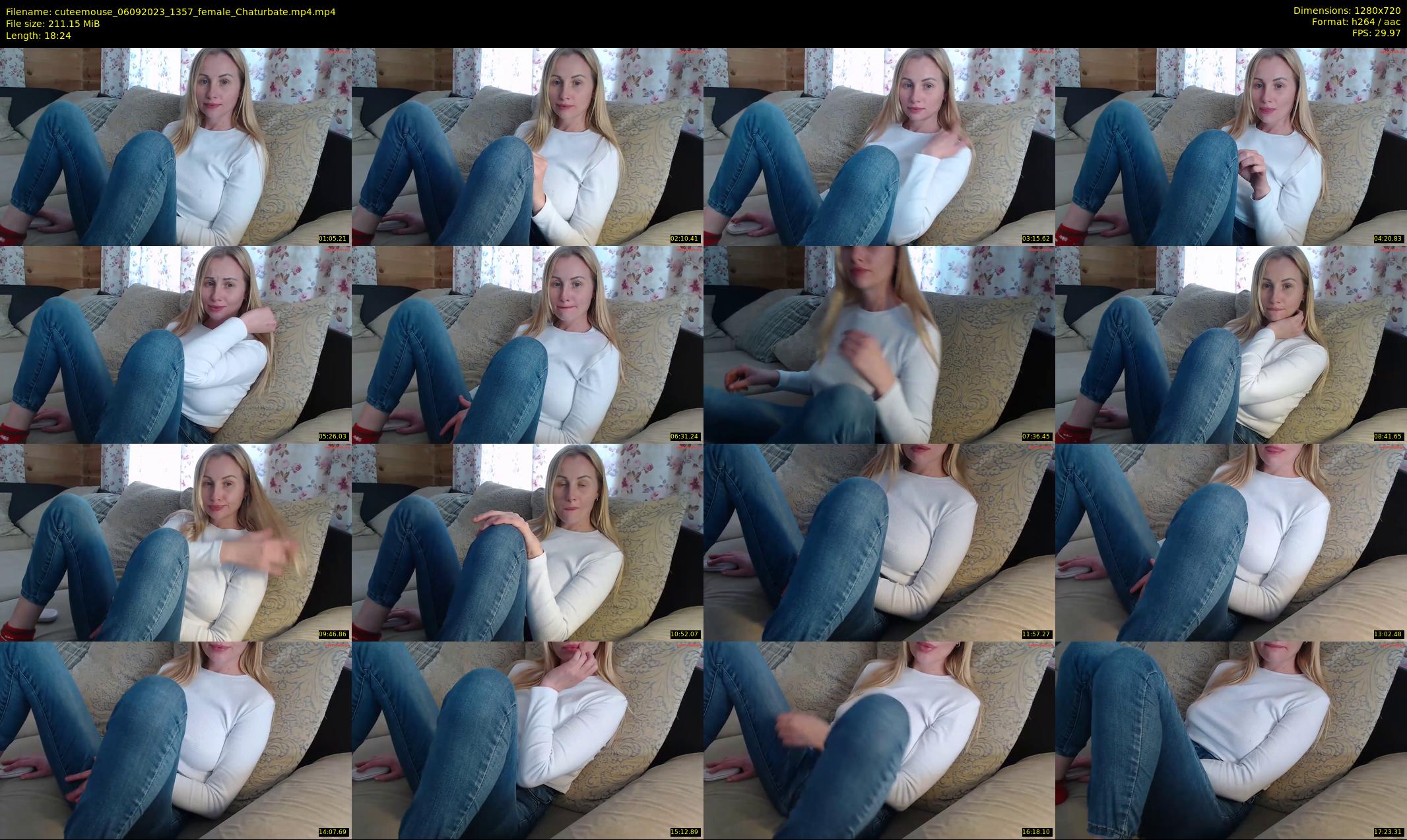 cuteemouse — 19 minute Chaturbate female cam show recording, 720p, Sep 6, 2023