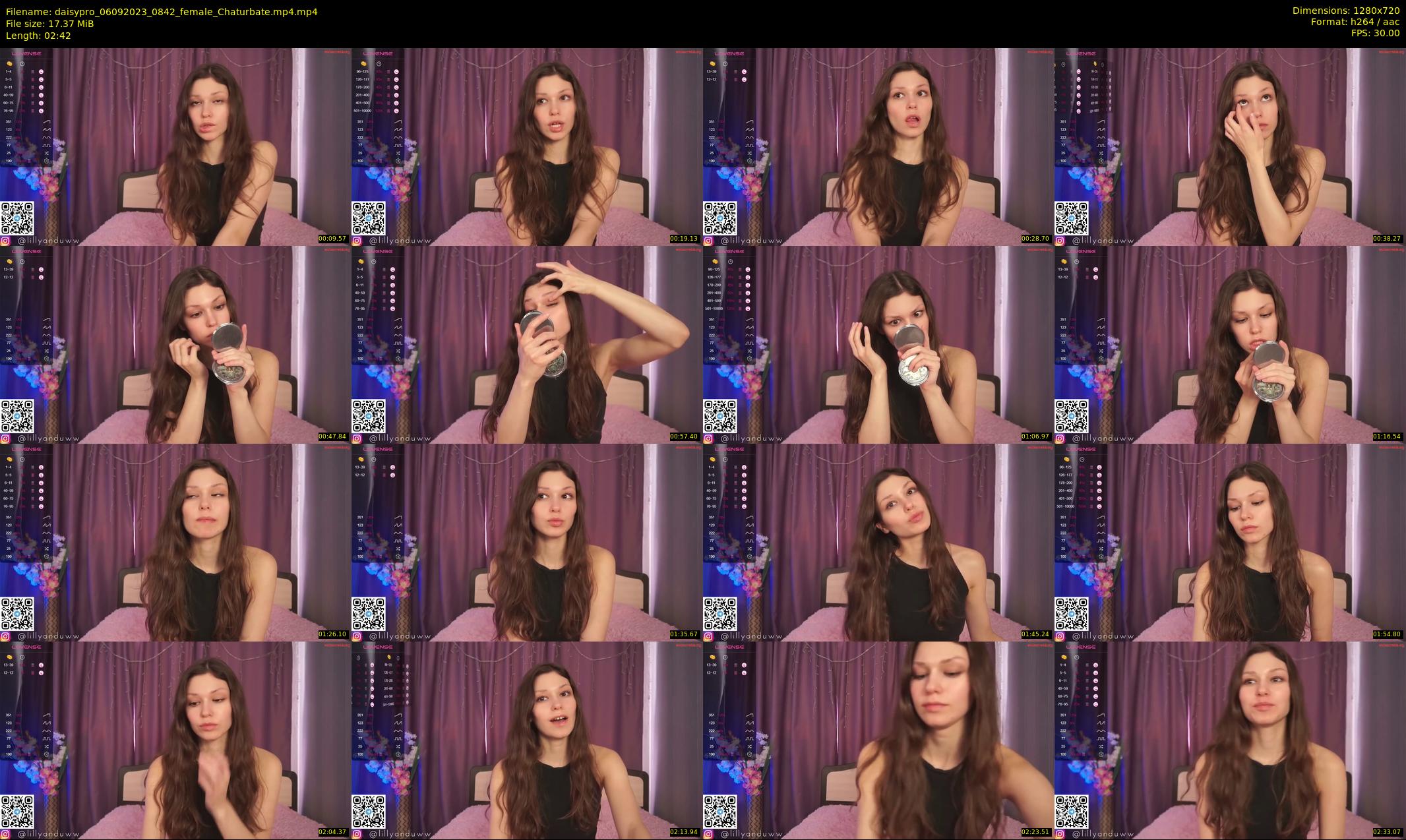 daisypro — 3 minute Chaturbate couple cam show recording, 720p, Sep 6, 2023