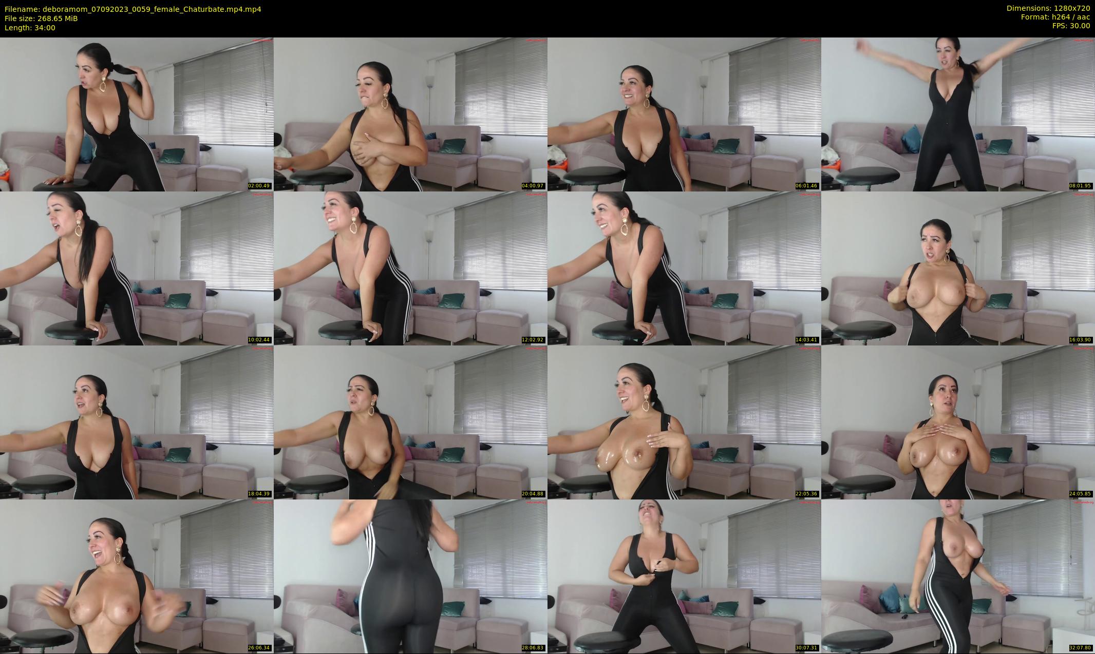 deboramom — 34 minute Chaturbate female cam show recording, 720p, Sep 7, 2023