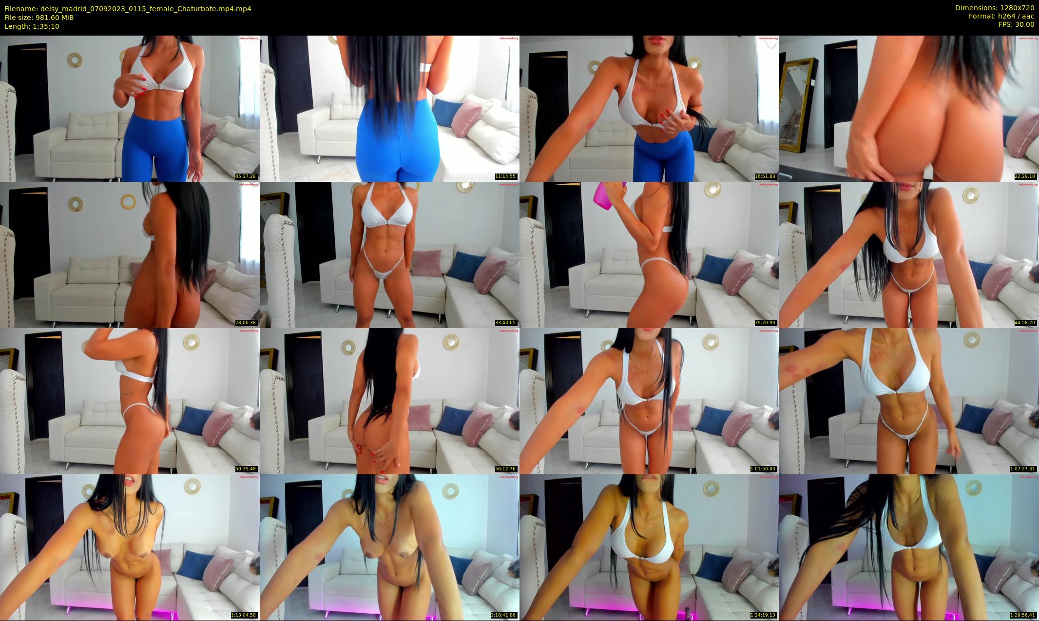 deisy_madrid — 96 minute Chaturbate female cam show recording, 720p, Sep 7, 2023