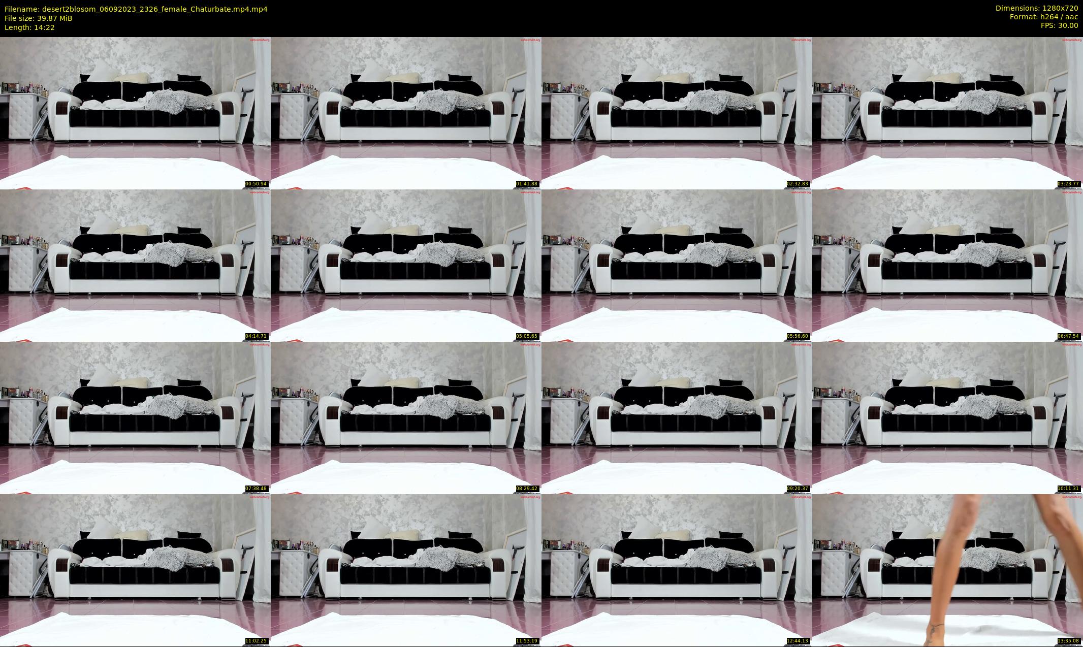 desert2blosom — 15 minute Chaturbate female cam show recording, 720p, Sep 6, 2023