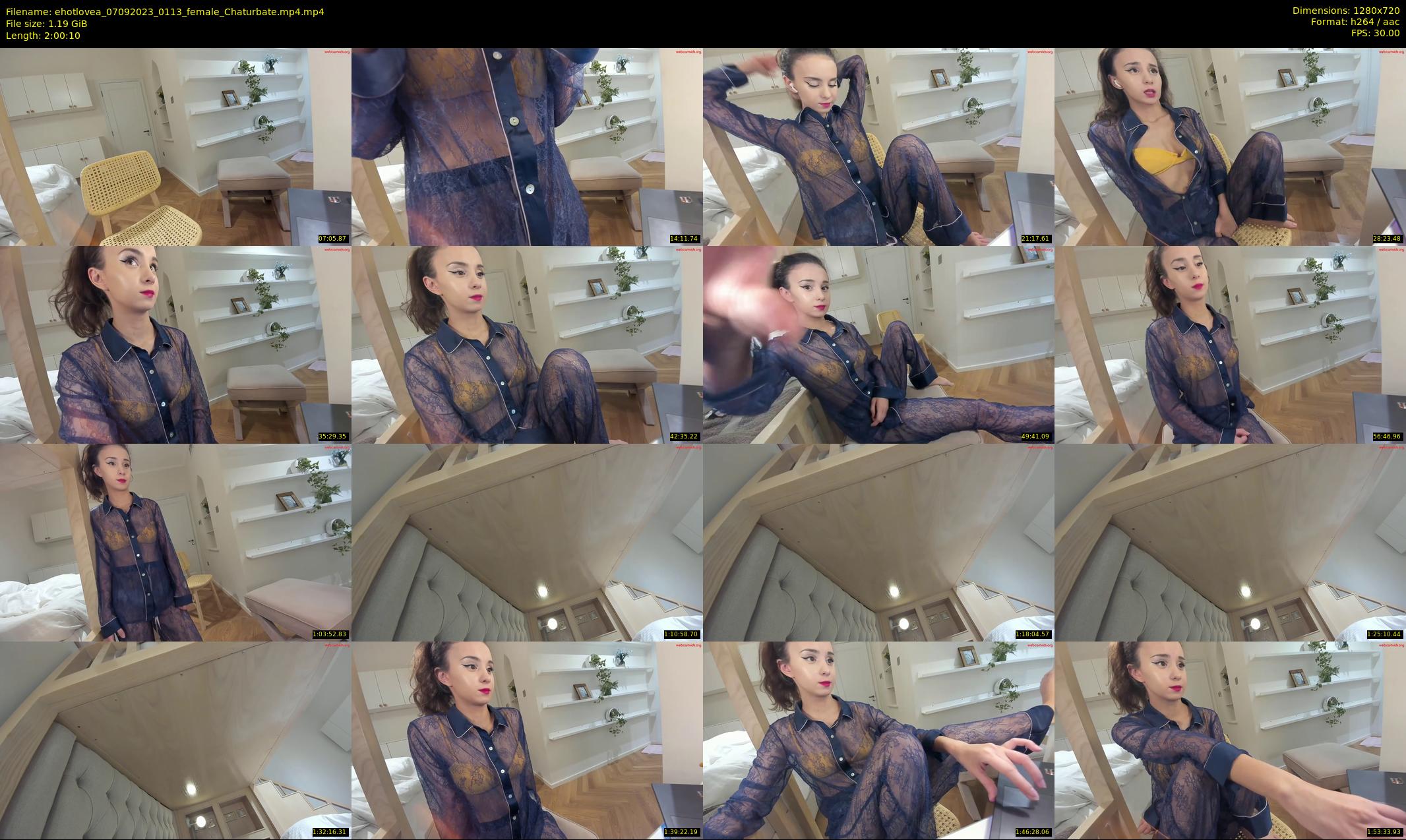 ehotlovea — 121 minute Chaturbate female cam show recording, 720p, Sep 7, 2023