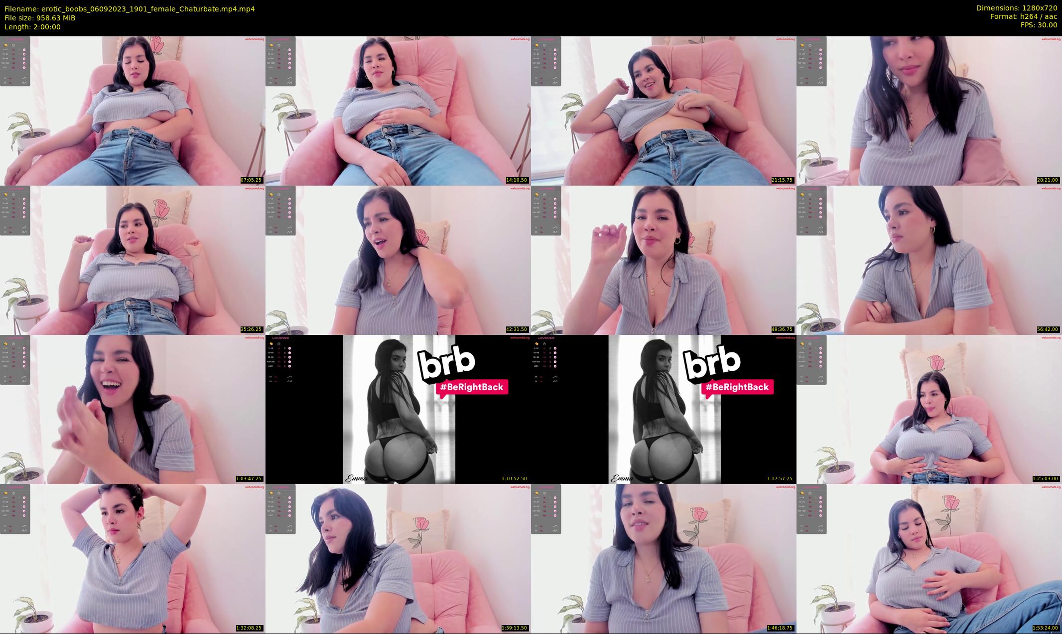 erotic_boobs — 120 minute Chaturbate female cam show recording, 720p, Sep 6, 2023