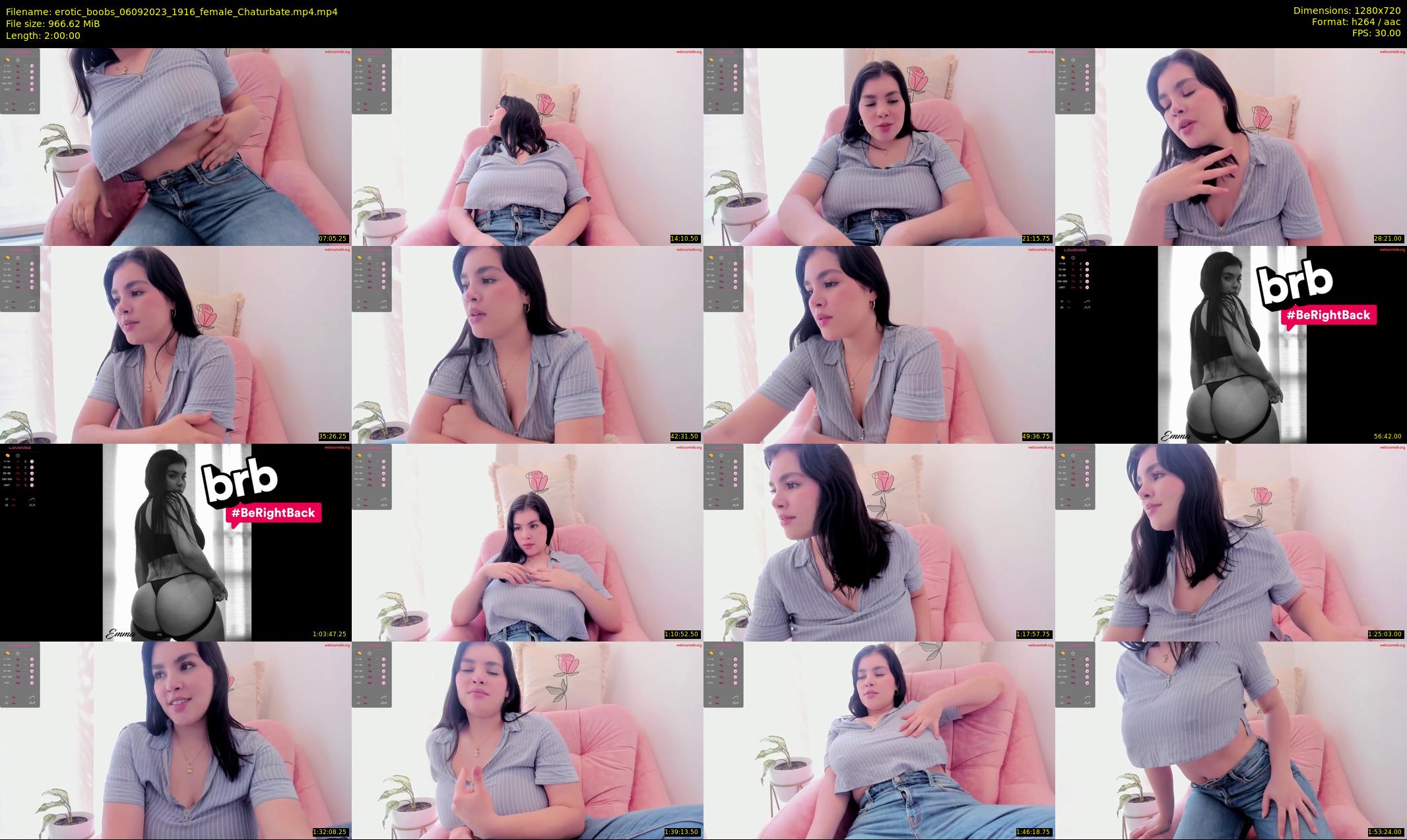 erotic_boobs — 120 minute Chaturbate female cam show recording, 720p, Sep 6, 2023