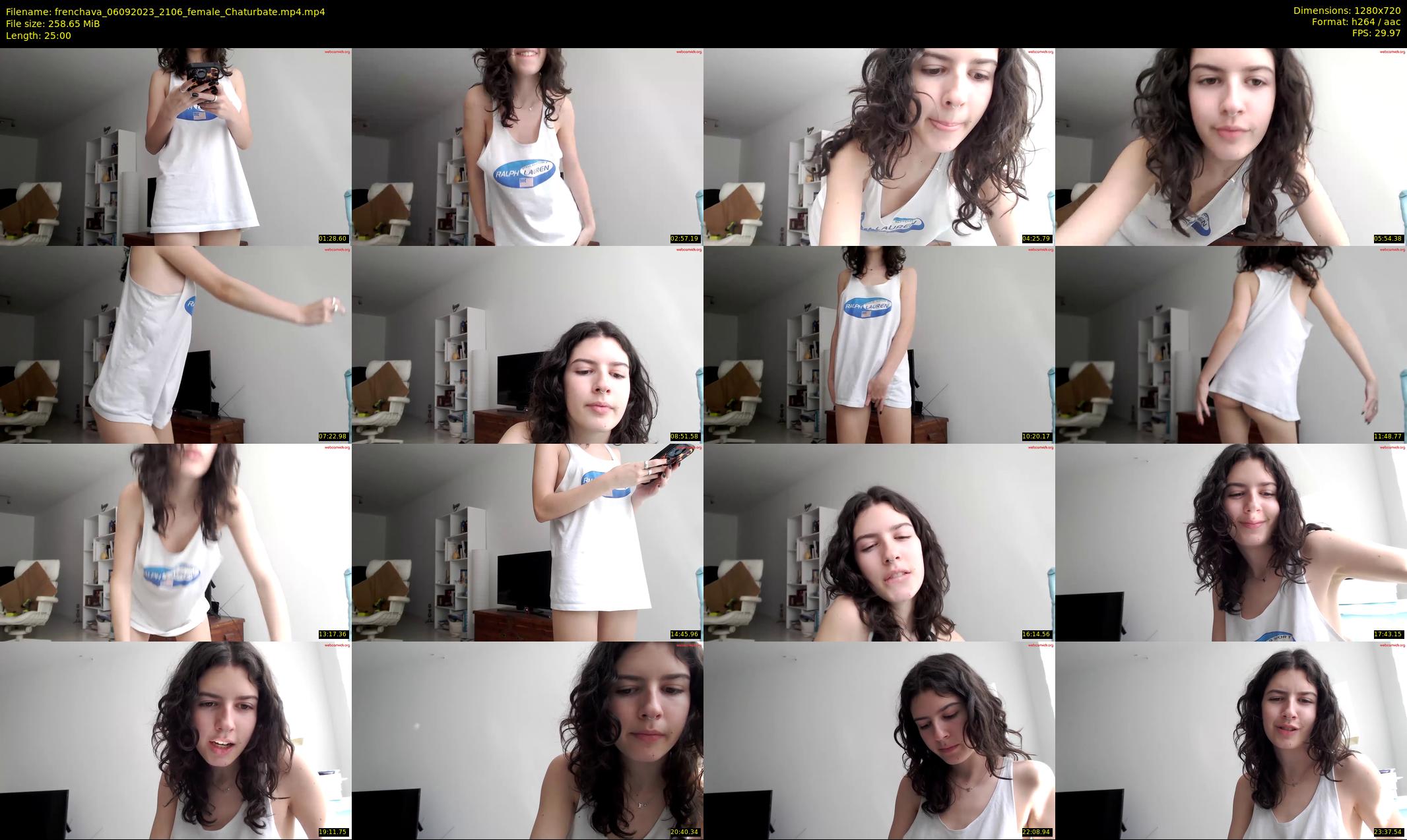 frenchava — 25 minute Chaturbate female cam show recording, 720p, Sep 6, 2023
