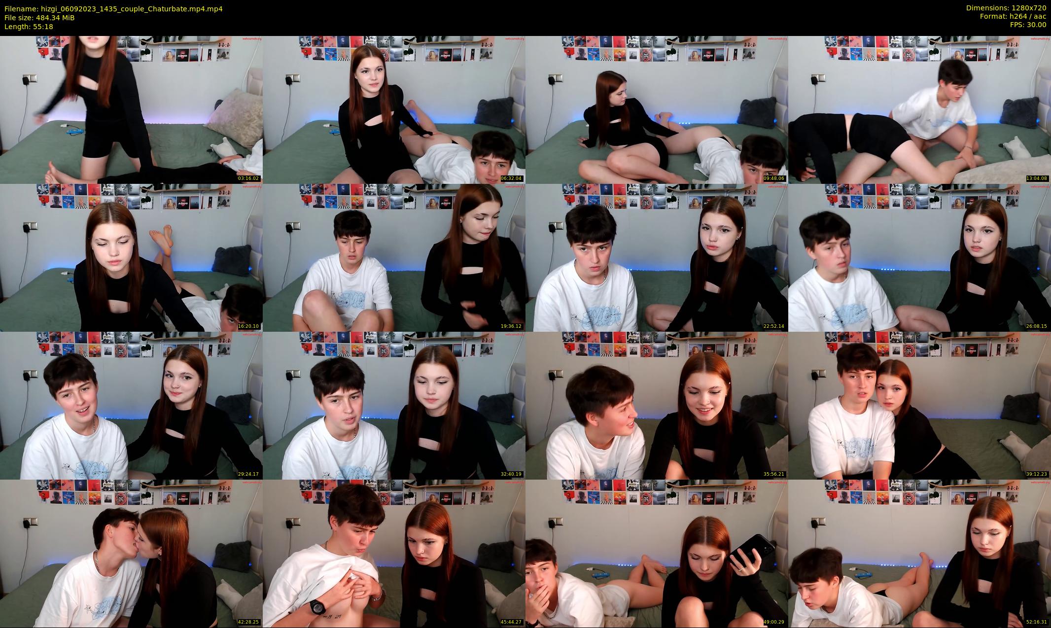 hizgi — 56 minute Chaturbate couple cam show recording, 720p, Sep 6, 2023