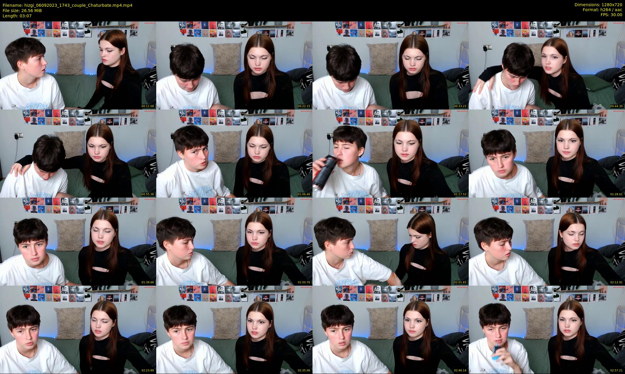 hizgi — 4 minute Chaturbate couple cam show recording, 720p, Sep 6, 2023