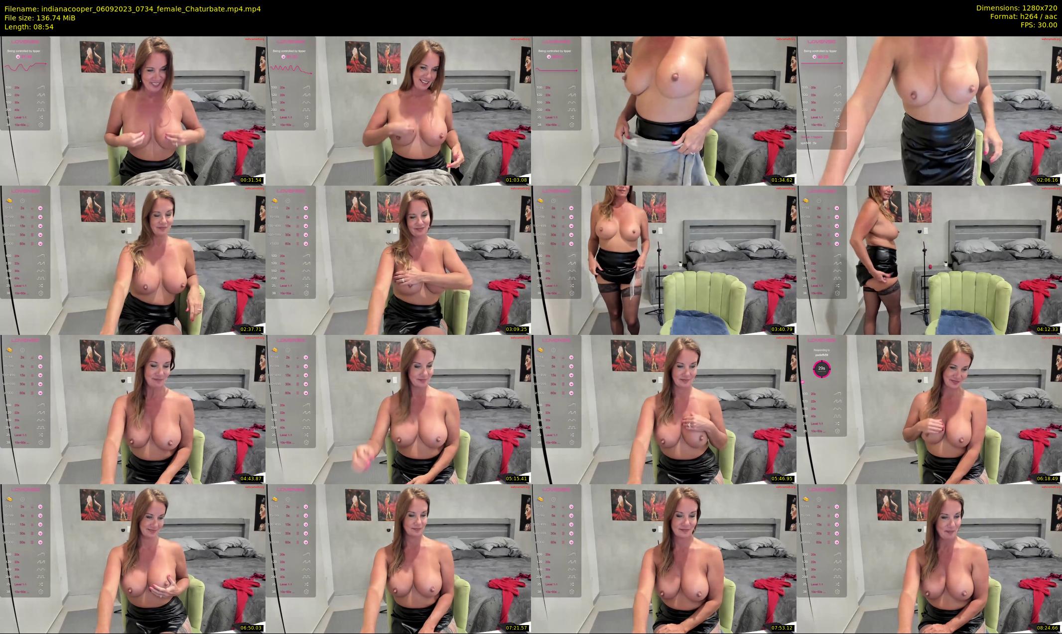 indianacooper — 9 minute Chaturbate female cam show recording, 720p, Sep 6, 2023
