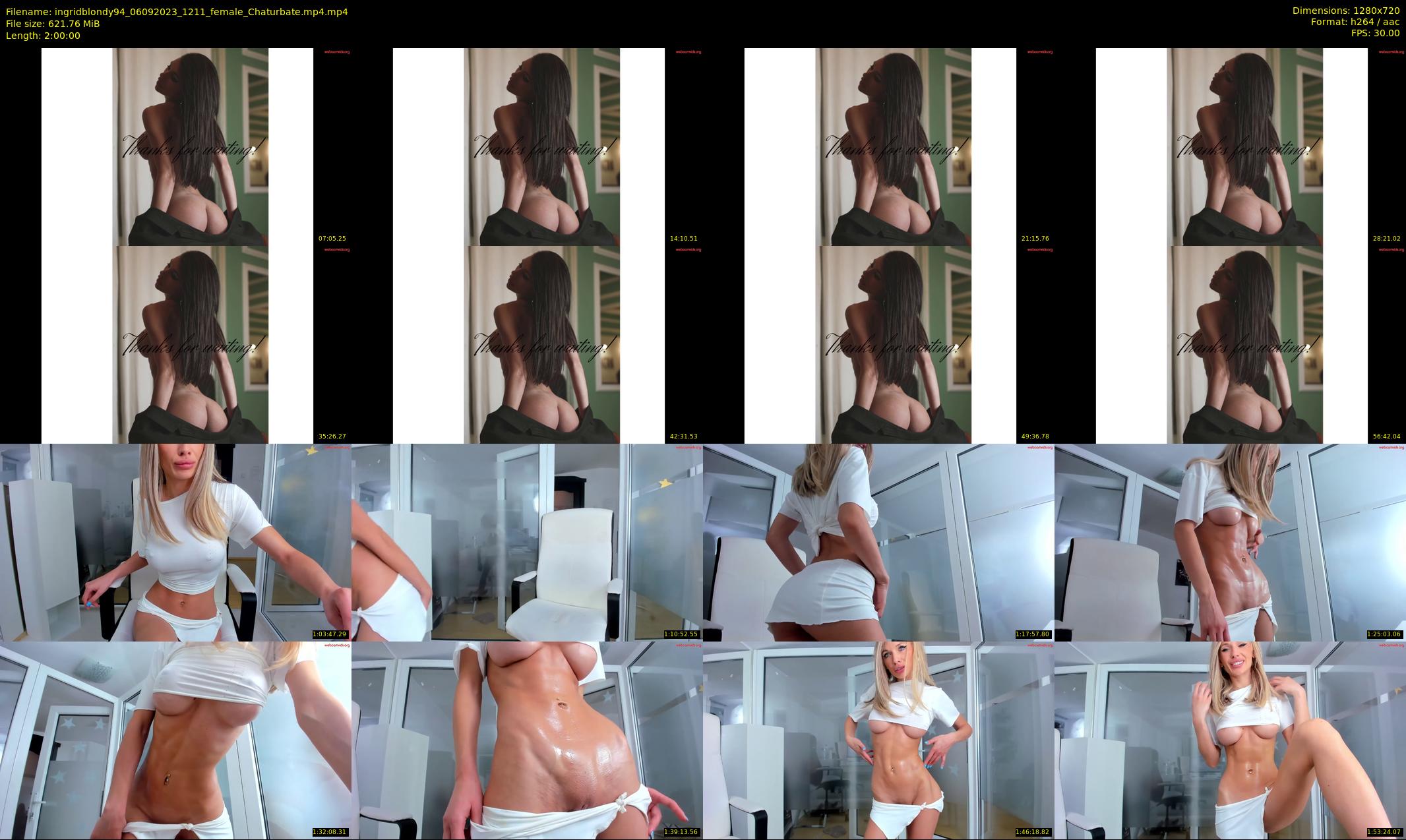 ingridblondy94 — 120 minute Chaturbate female cam show recording, 720p, Sep 6, 2023
