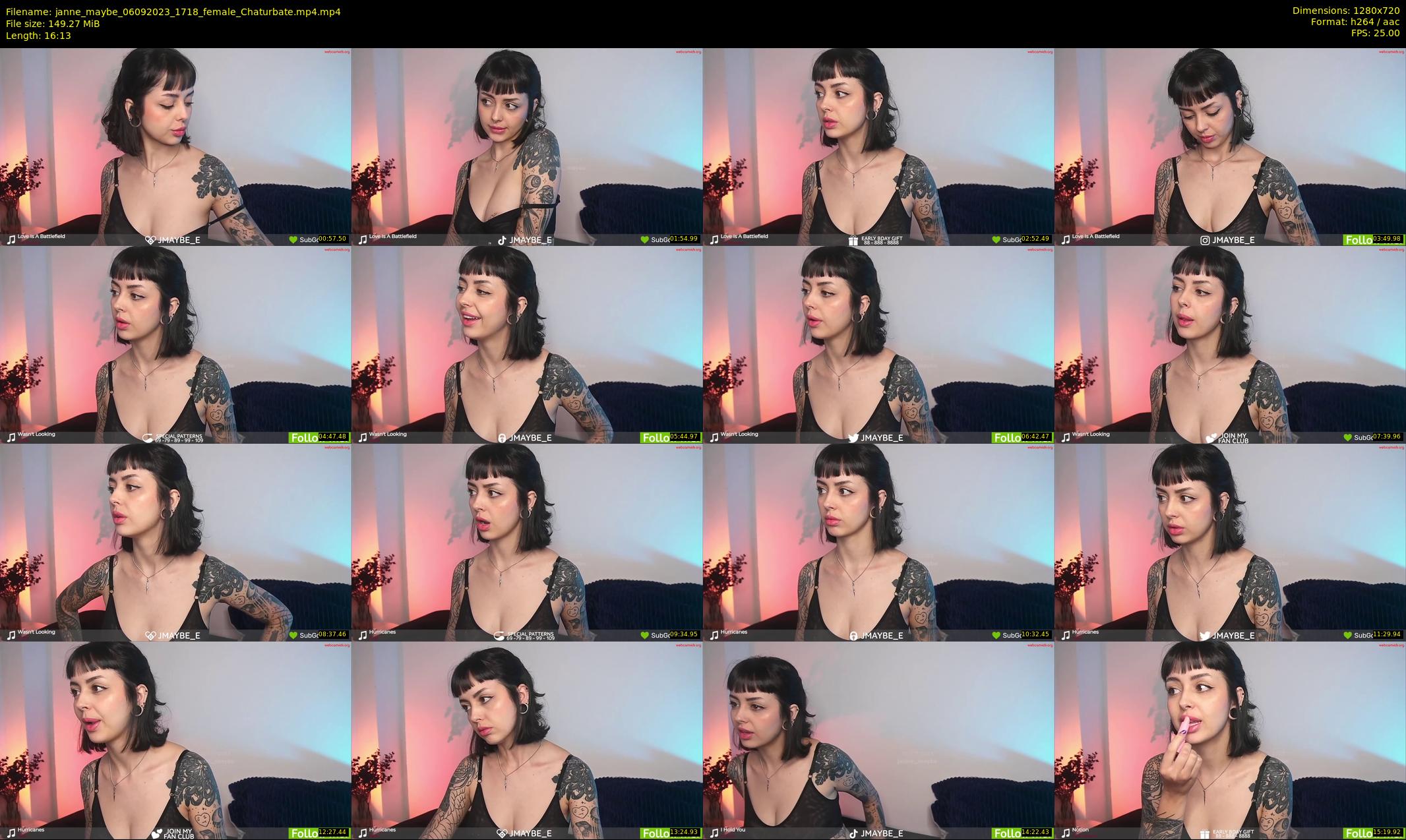 janne_maybe — 17 minute Chaturbate female cam show recording, 720p, Sep 6, 2023