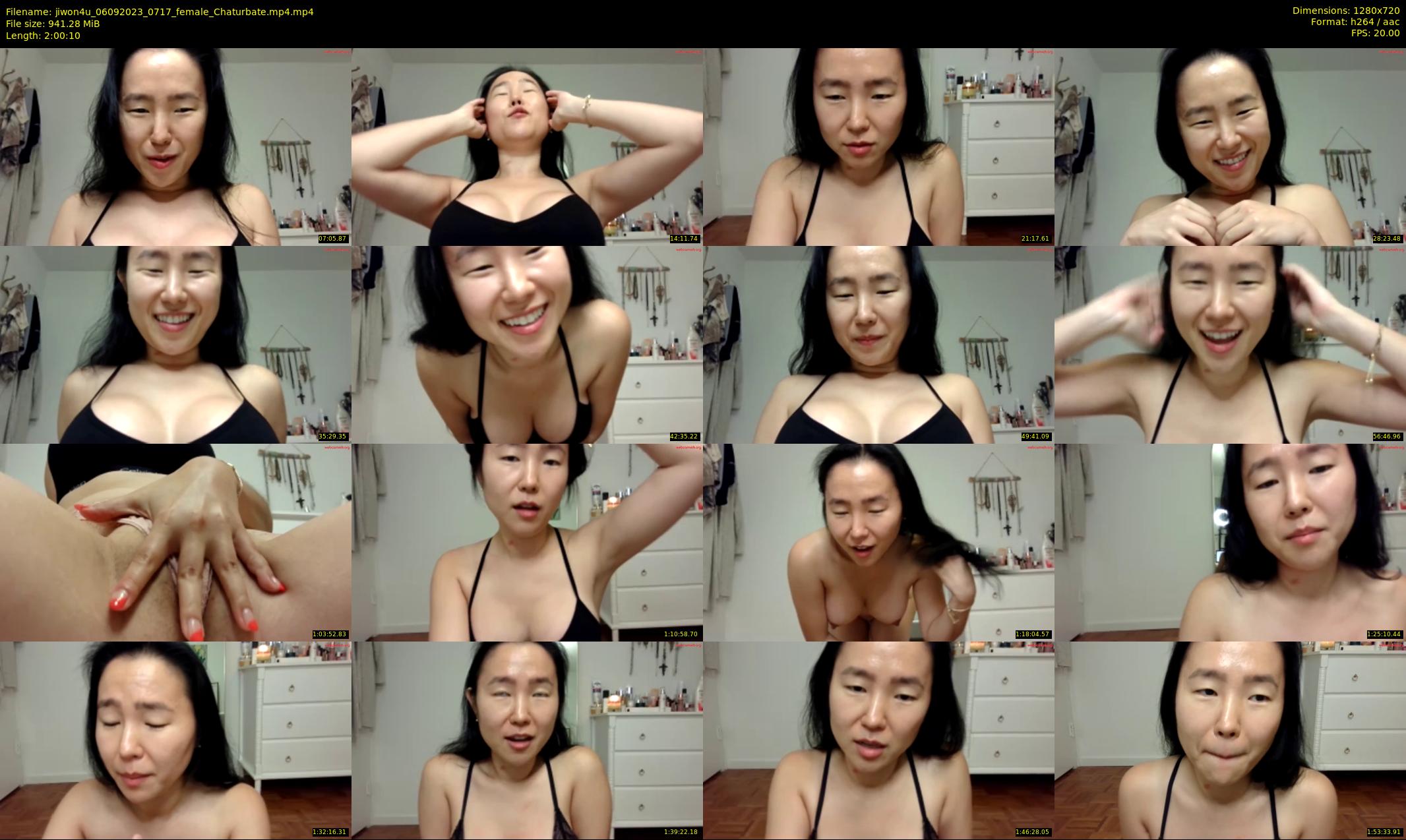 jiwon4u — 121 minute Chaturbate female cam show recording, 720p, Sep 6, 2023