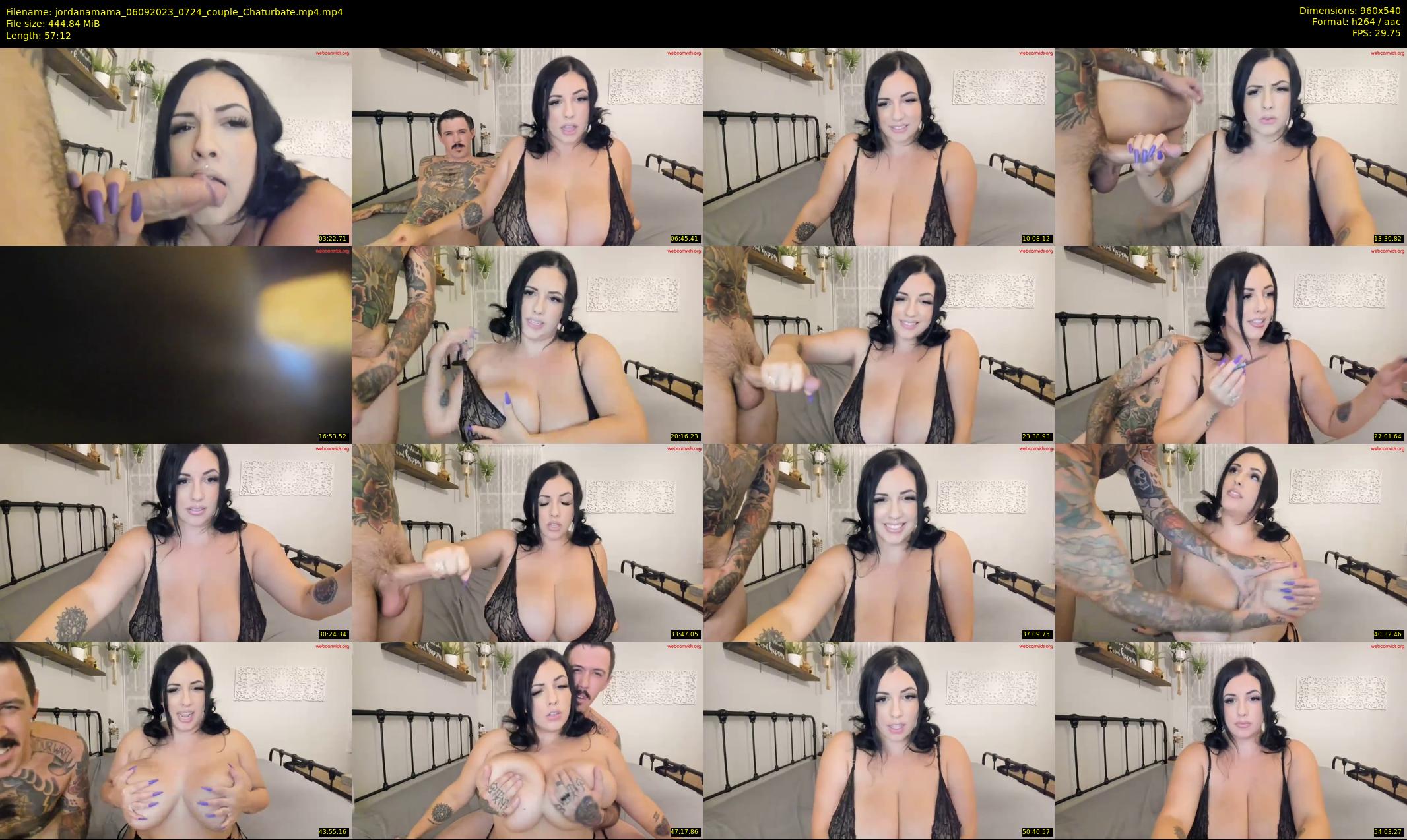 jordanamama — 58 minute Chaturbate couple cam show recording, 480p, Sep 6, 2023