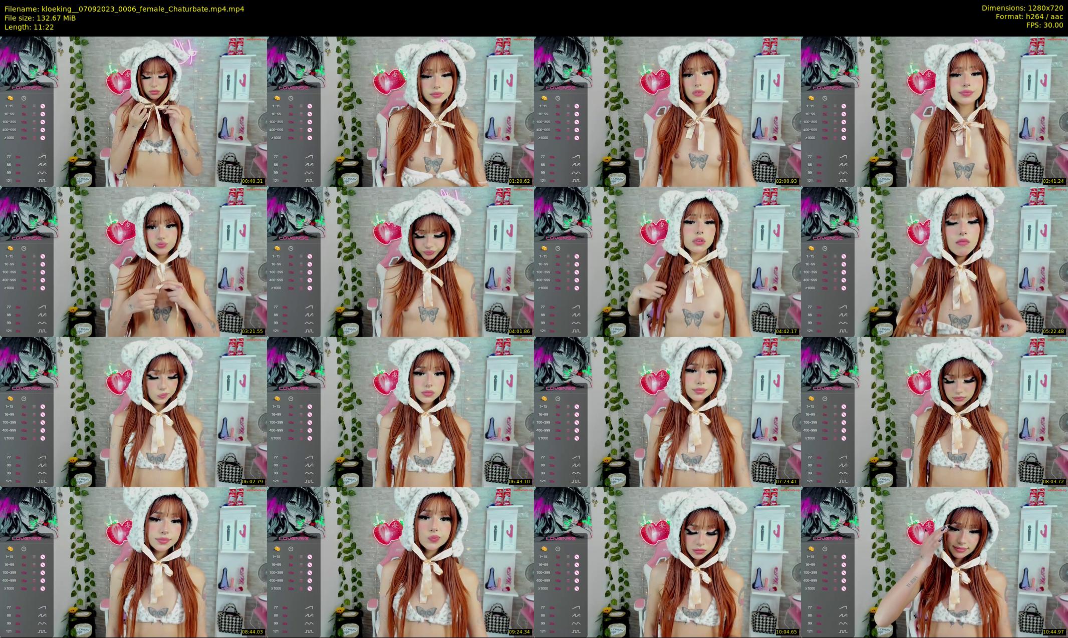 kloeking_ — 12 minute Chaturbate female cam show recording, 720p, Sep 7, 2023