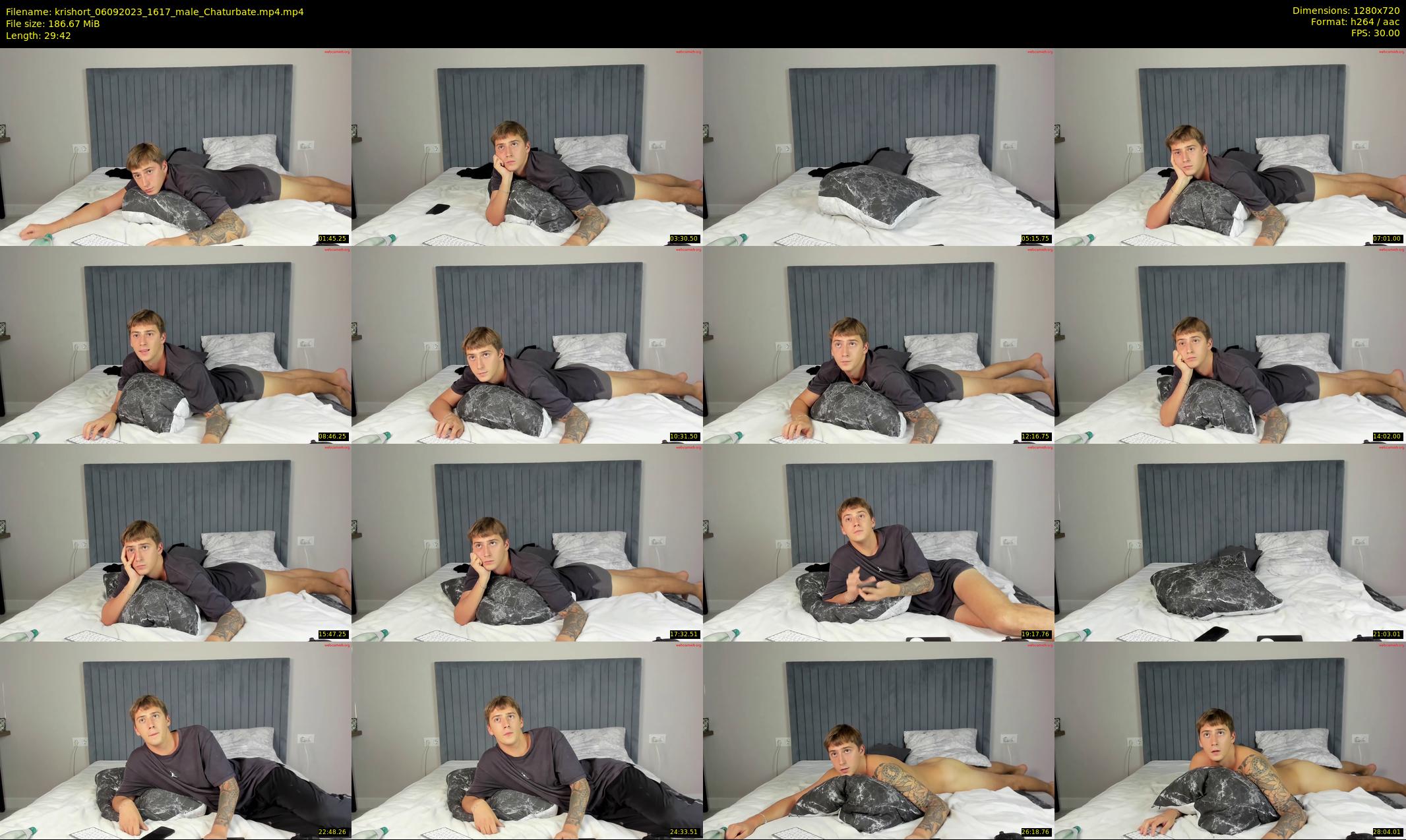 krishort — 30 minute Chaturbate male cam show recording, 720p, Sep 6, 2023