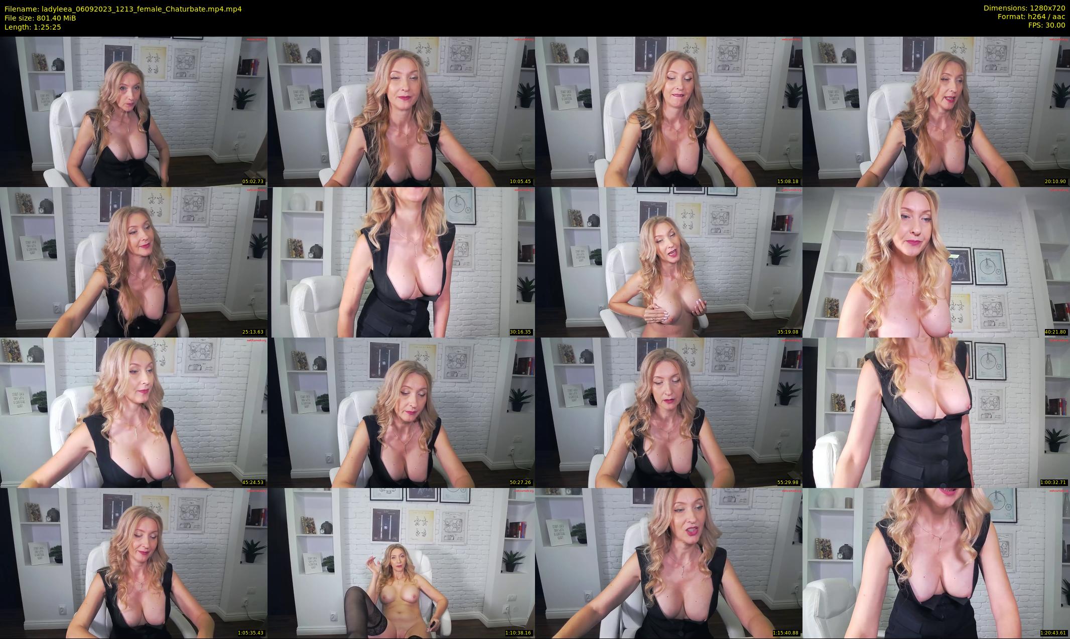 ladyleea — 86 minute Chaturbate female cam show recording, 720p, Sep 6, 2023