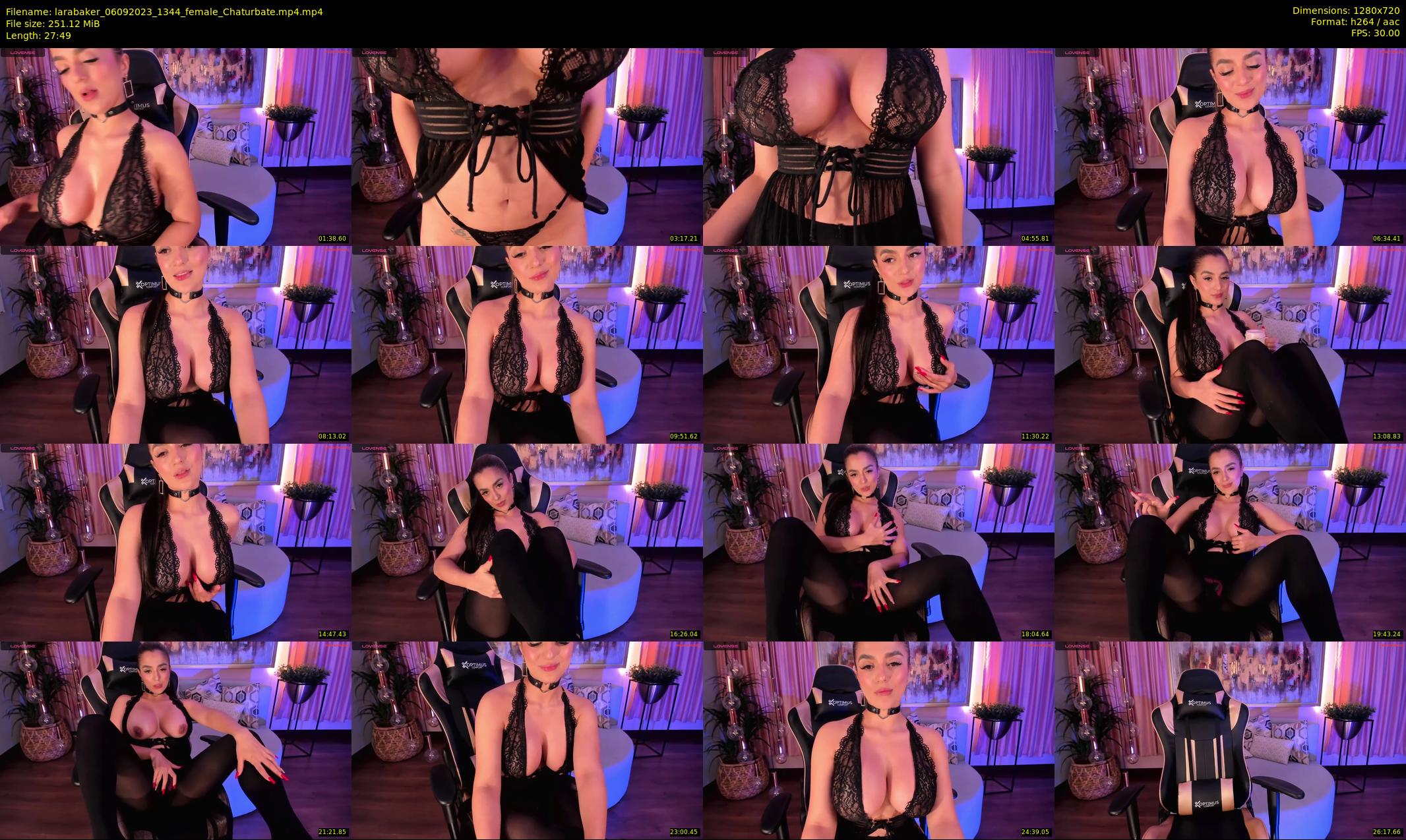 larabaker — 28 minute Chaturbate female cam show recording, 720p, Sep 6, 2023