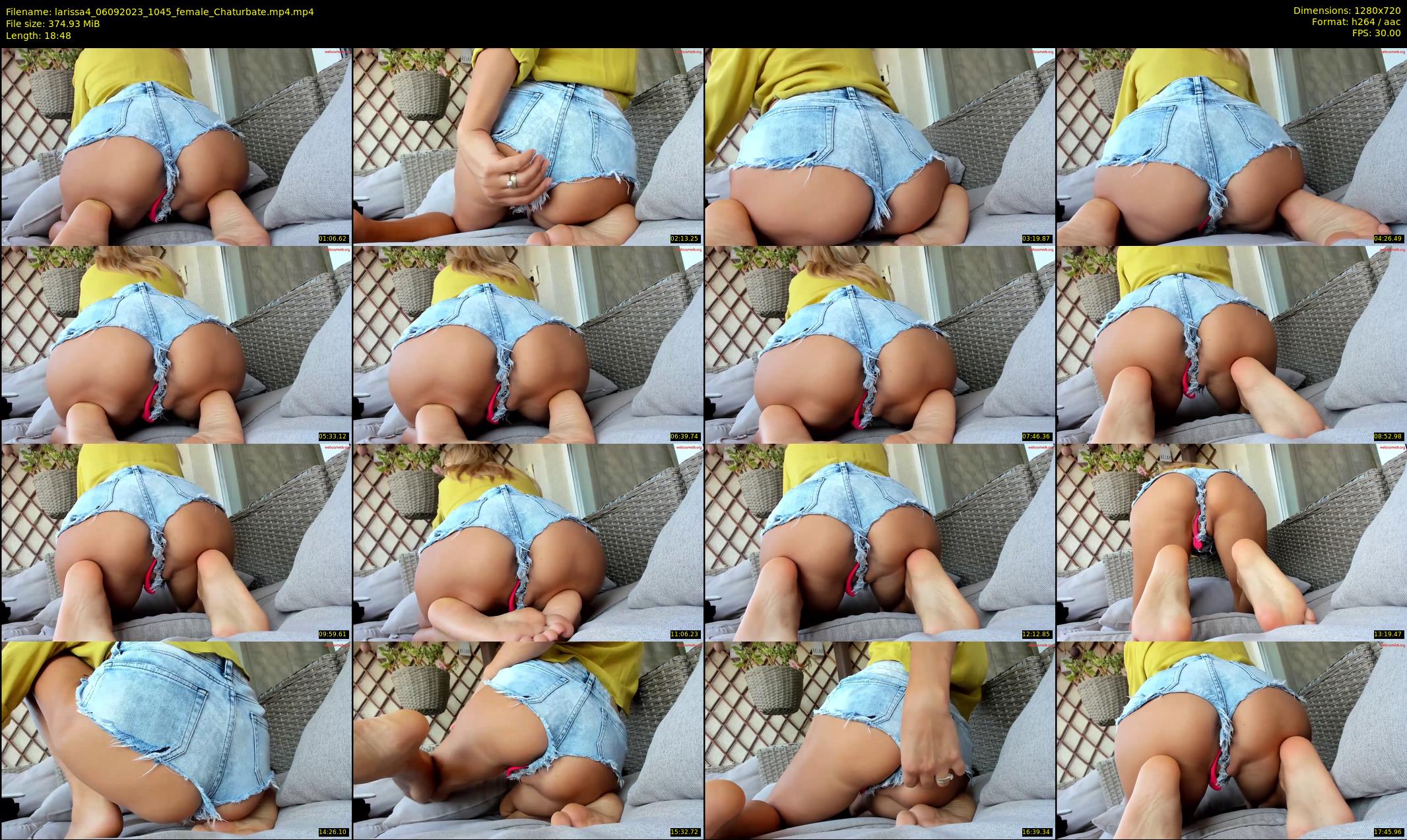 larissa4 — 19 minute Chaturbate female cam show recording, 720p, Sep 6, 2023