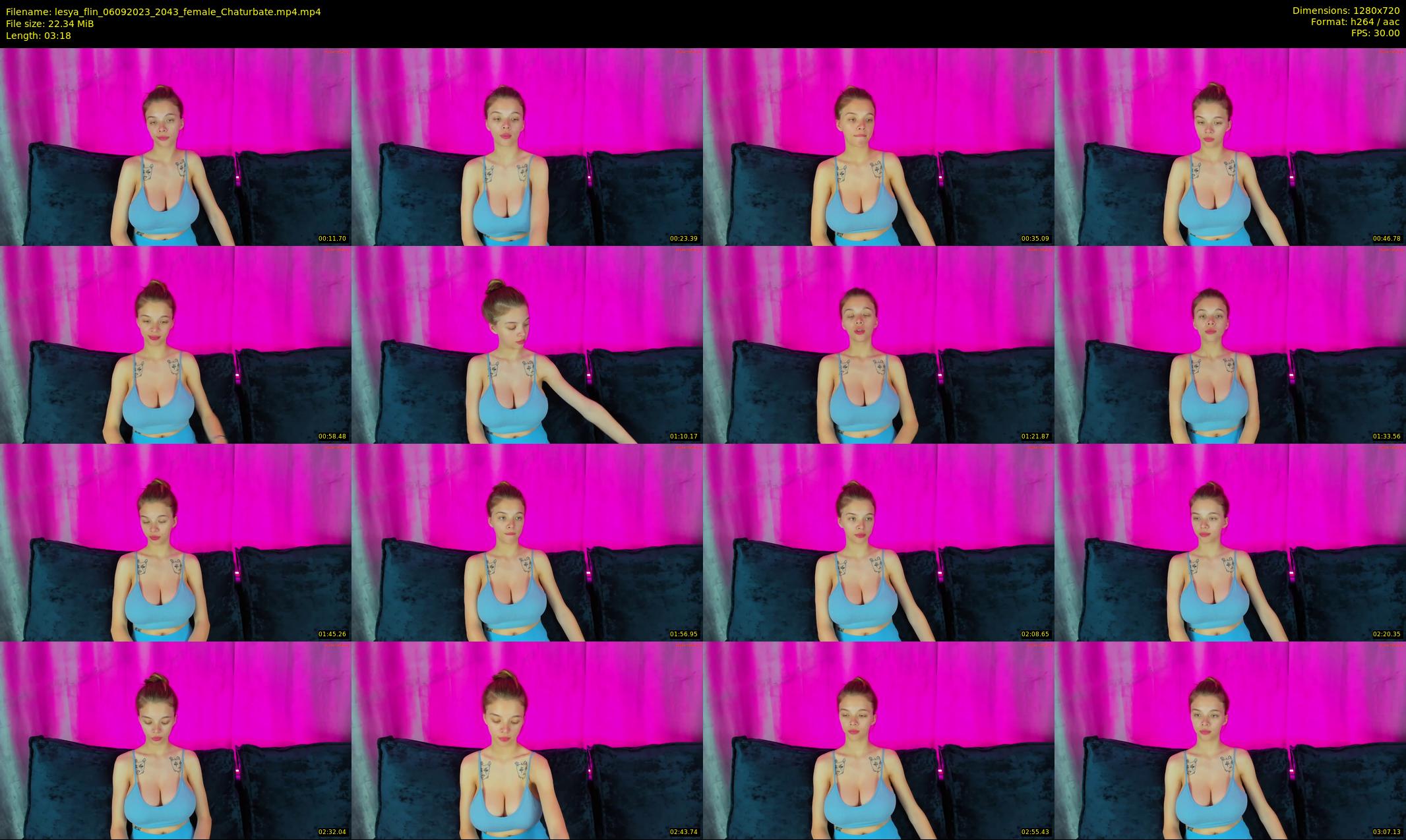 lesya_flin — 4 minute Chaturbate female cam show recording, 720p, Sep 6, 2023