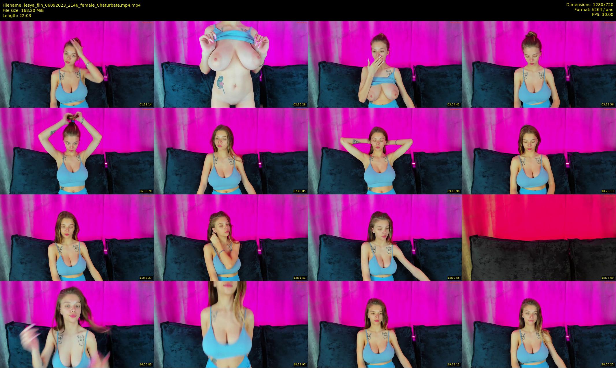 lesya_flin — 23 minute Chaturbate female cam show recording, 720p, Sep 6, 2023