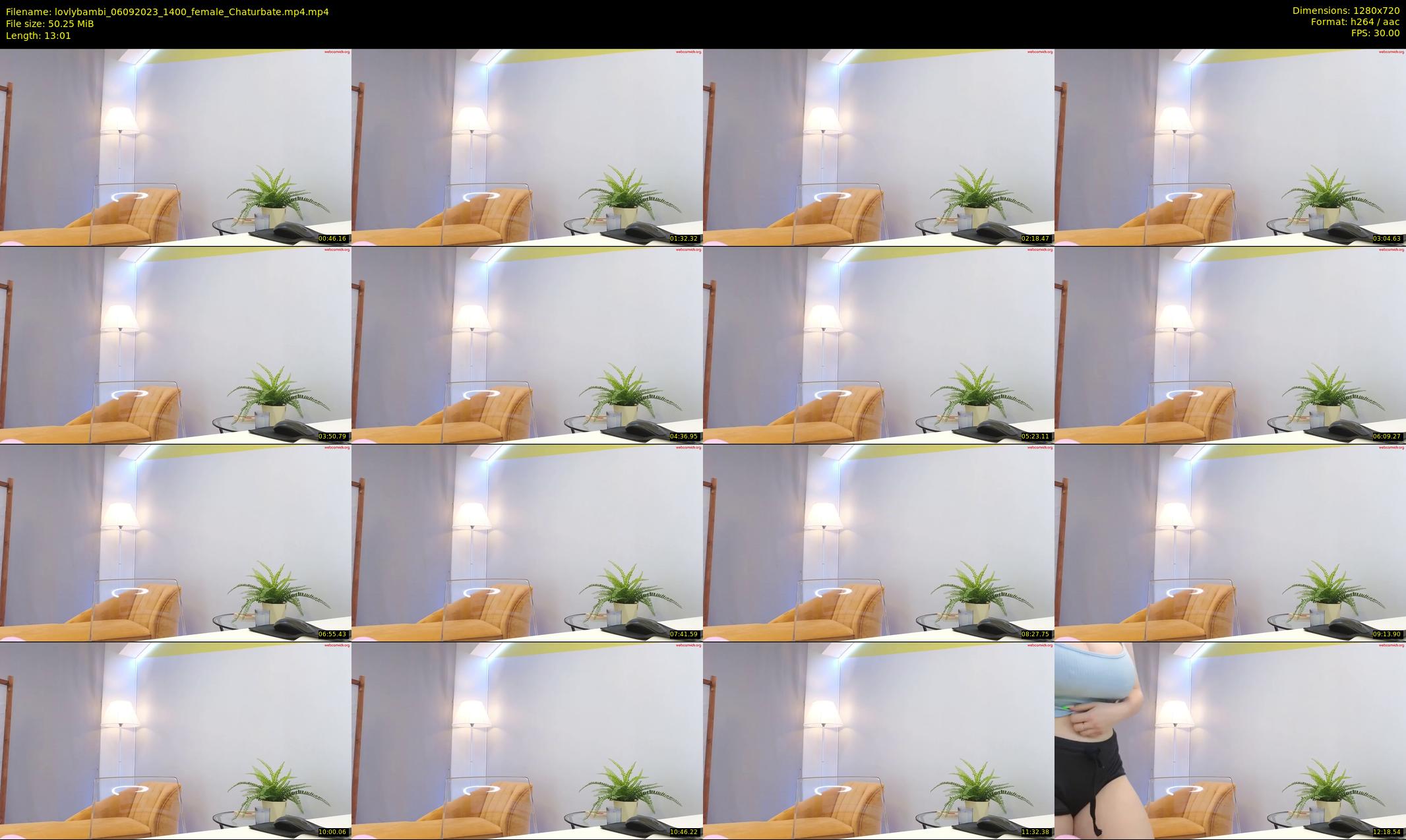 lovlybambi — 14 minute Chaturbate female cam show recording, 720p, Sep 6, 2023