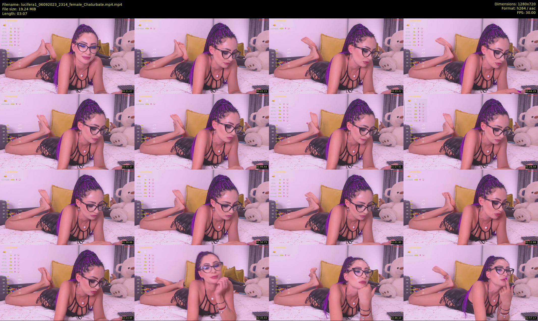 lucifera1 — 4 minute Chaturbate female cam show recording, 720p, Sep 6, 2023