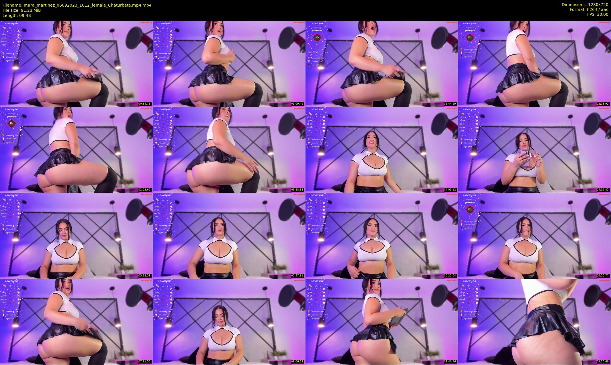 mara_martinez — 10 minute Chaturbate female cam show recording, 720p, Sep 6, 2023