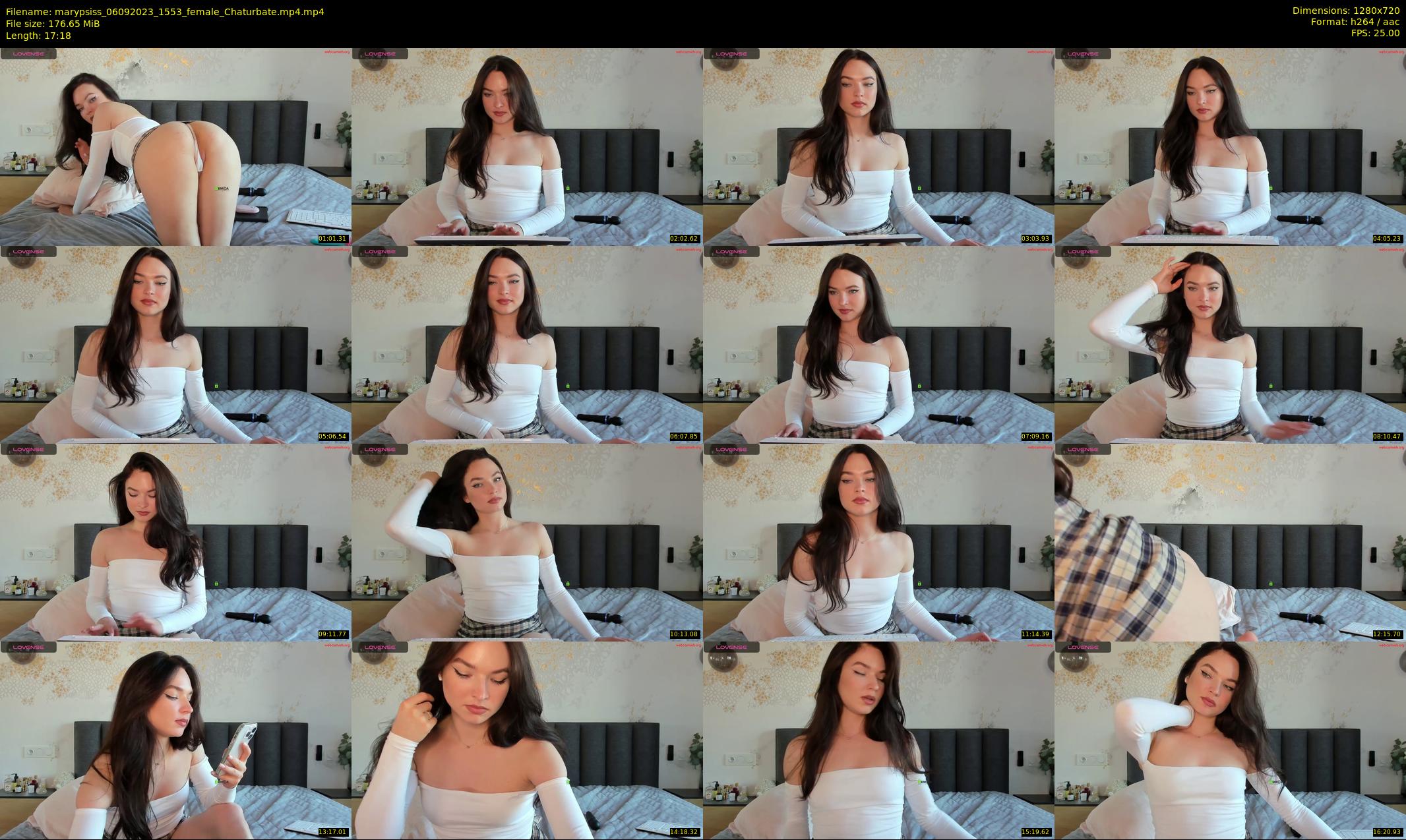 marypsiss — 18 minute Chaturbate female cam show recording, 720p, Sep 6, 2023