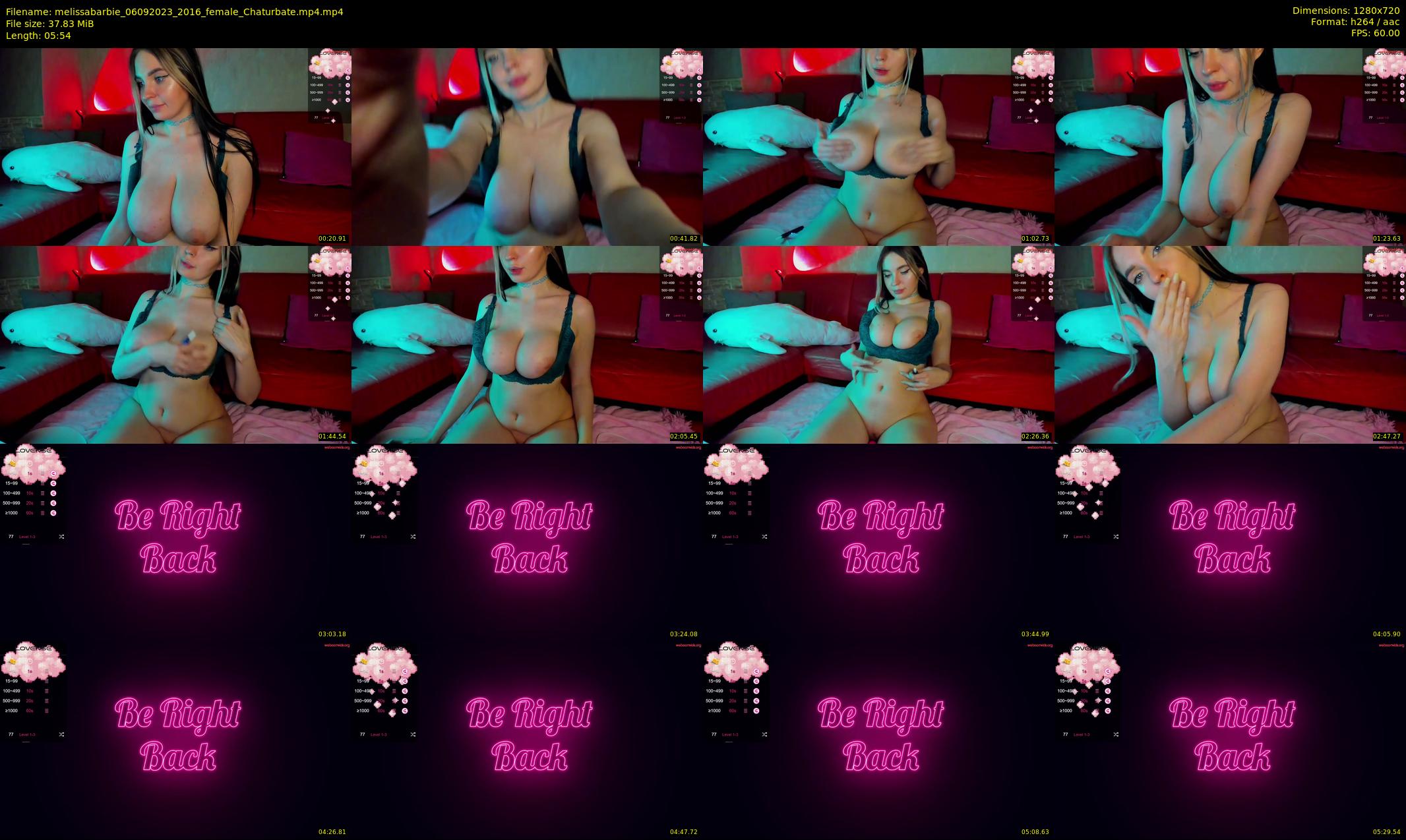melissabarbie — 6 minute Chaturbate couple cam show recording, 720p, Sep 6, 2023