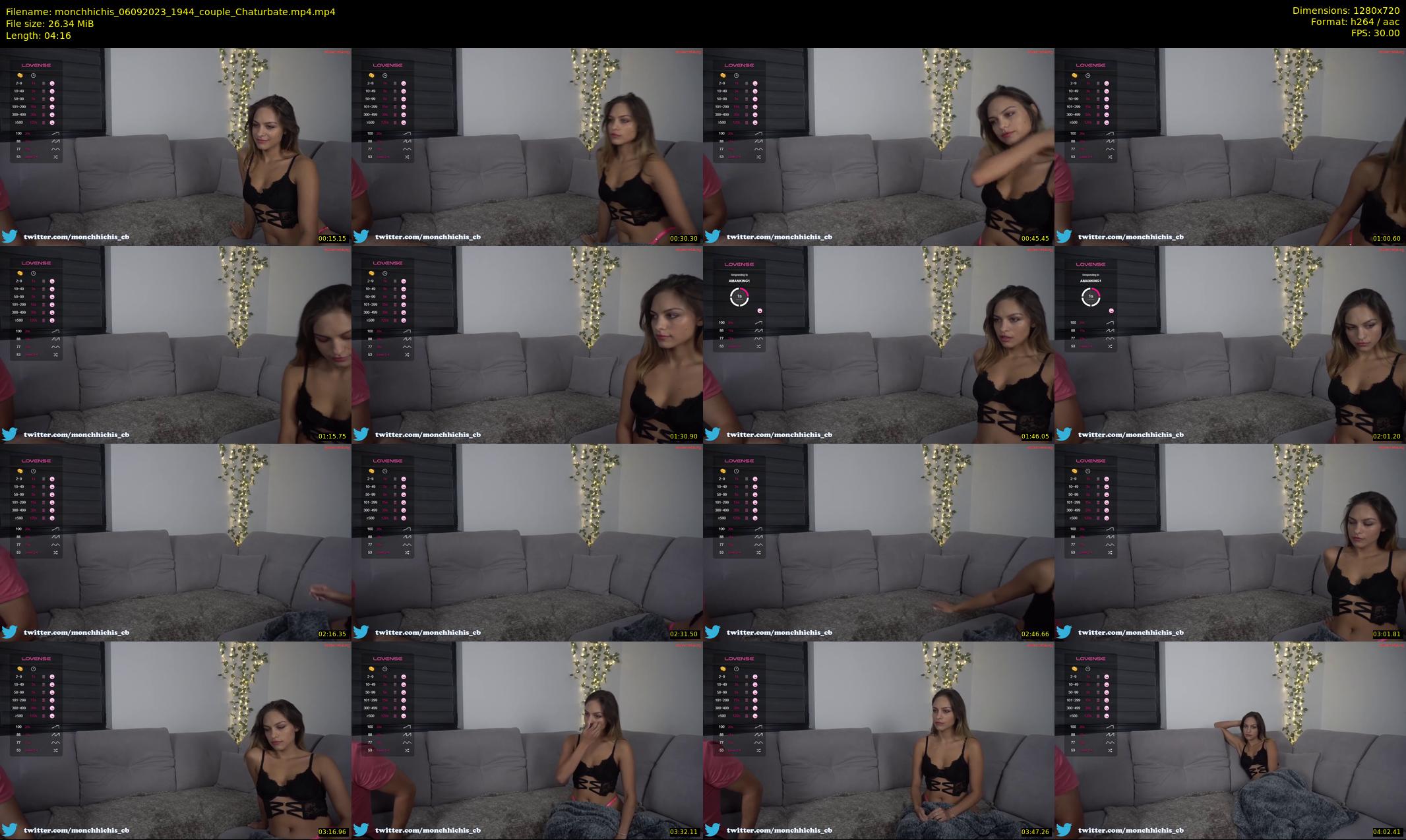 monchhichis — 5 minute Chaturbate couple cam show recording, 720p, Sep 6, 2023