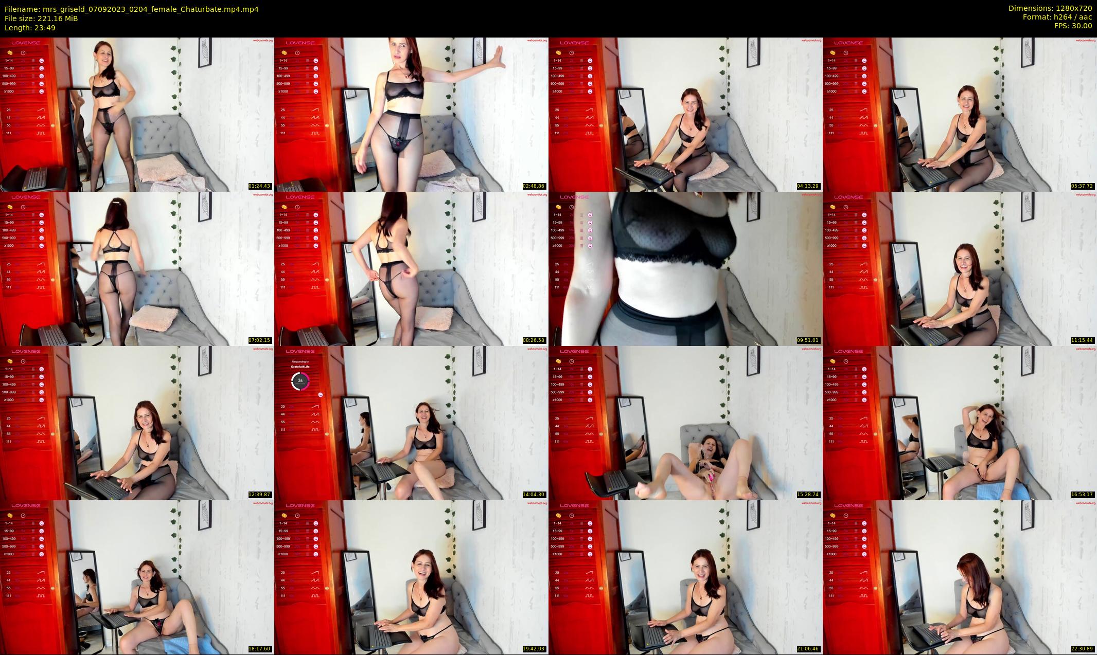 mrs_griseld — 24 minute Chaturbate female cam show recording, 720p, Sep 7, 2023