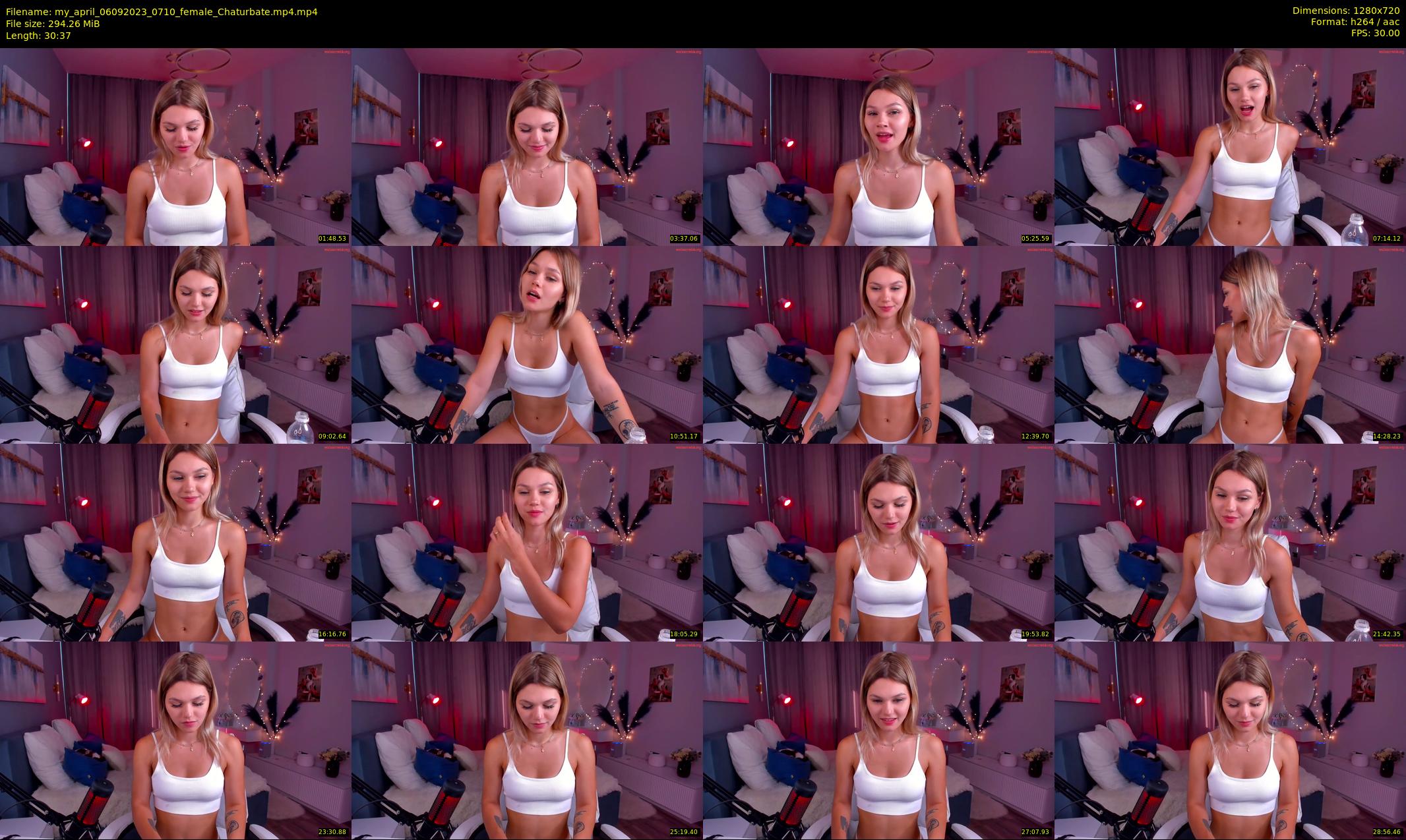 my_april — 31 minute Chaturbate female cam show recording, 720p, Sep 6, 2023