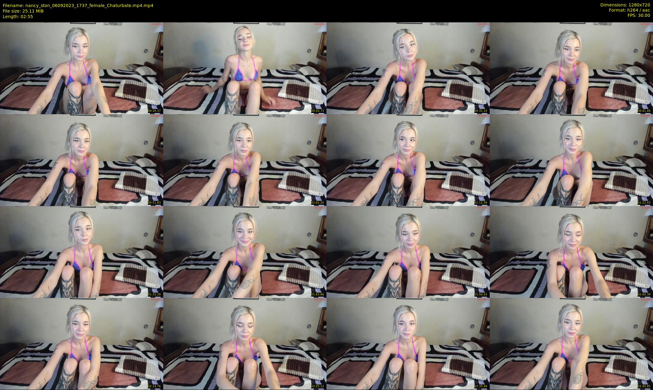 nancy_ston — 3 minute Chaturbate female cam show recording, 720p, Sep 6, 2023