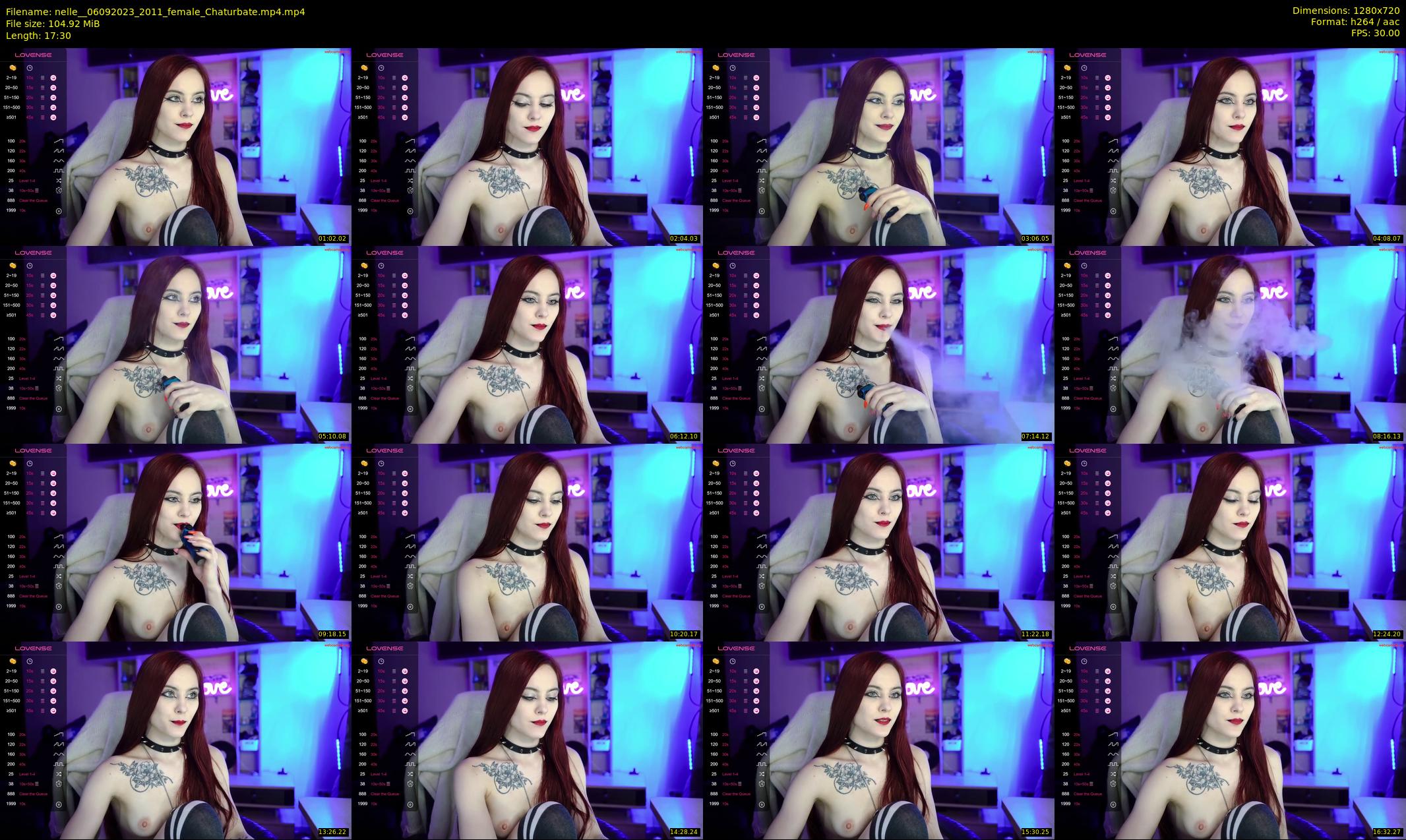 nelle_ — 18 minute Chaturbate female cam show recording, 720p, Sep 6, 2023