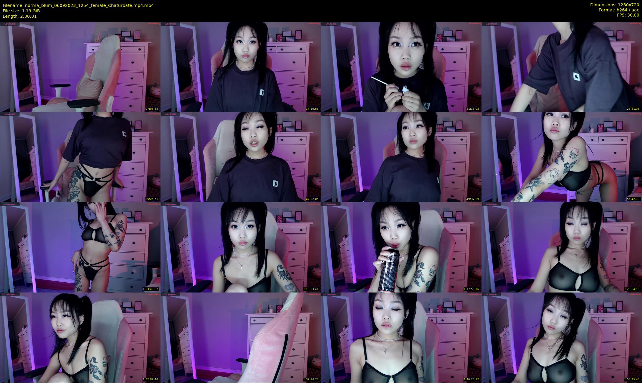 norma_blum — 121 minute Chaturbate female cam show recording, 720p, Sep 6, 2023