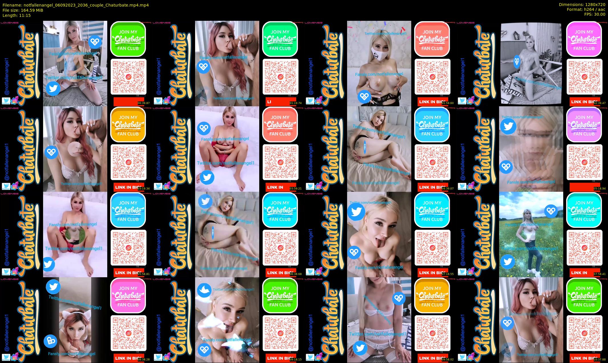 notfallenangel — 12 minute Chaturbate couple cam show recording, 720p, Sep 6, 2023